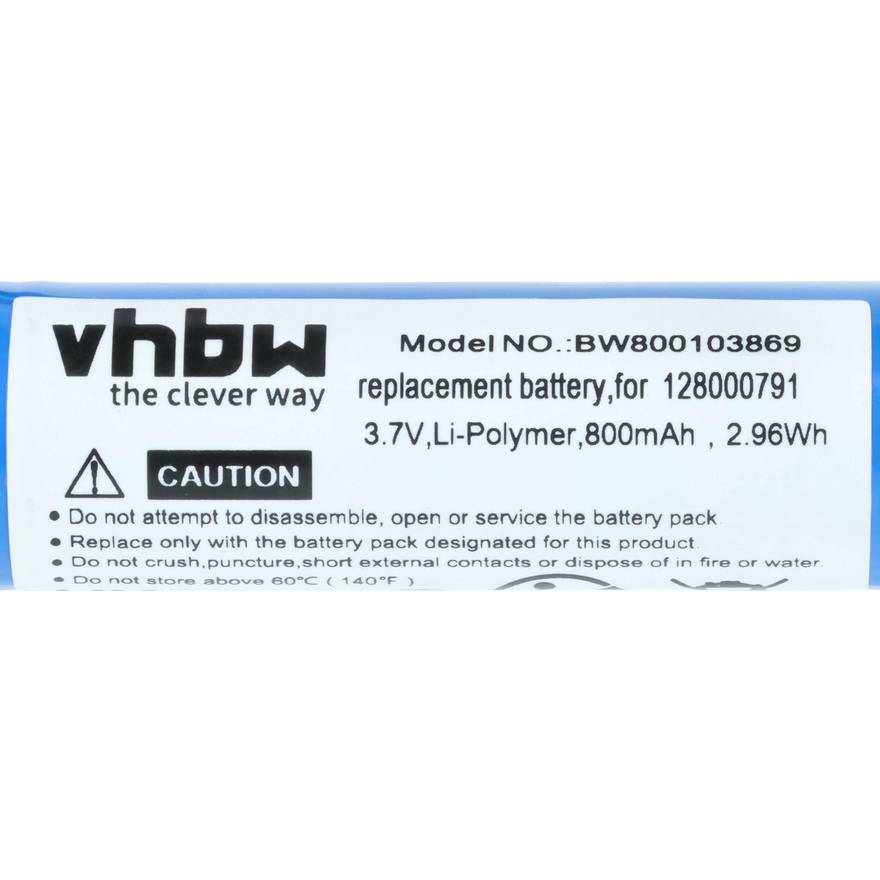 5x Battery replaces Datalogic 90ACC1945, 128000791 for Datalogic Barcode Scanner POS - 750 mAh 3.7 V