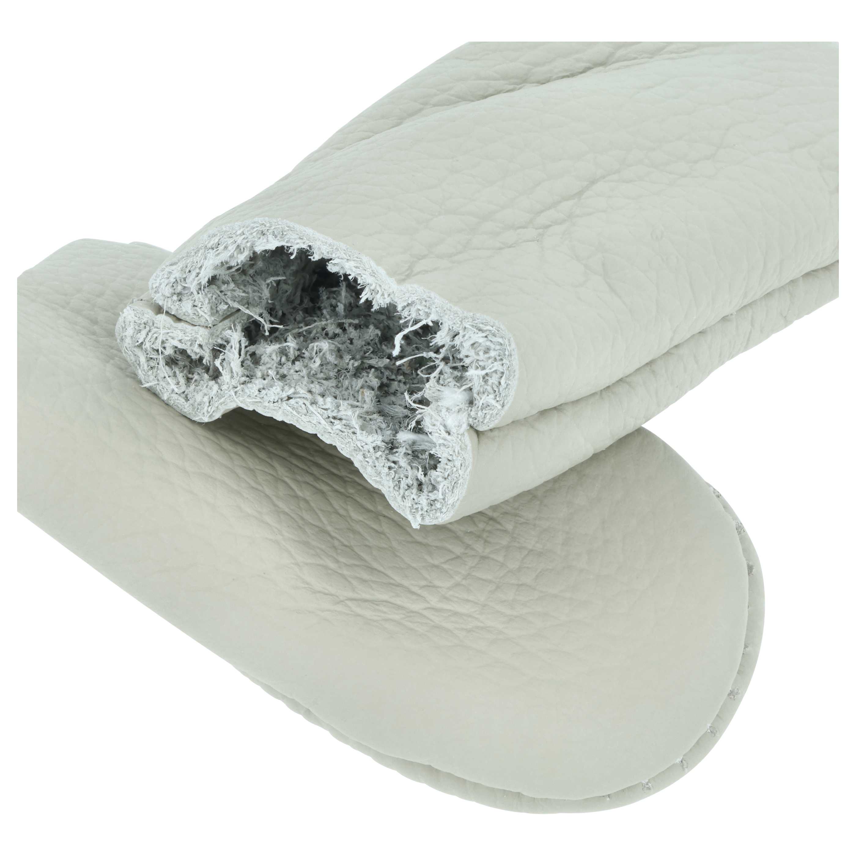 vhbw Protectores de dedos para coser, hilar, tallar, etc. - Set de 2 piezas (protector del pulgar + protector