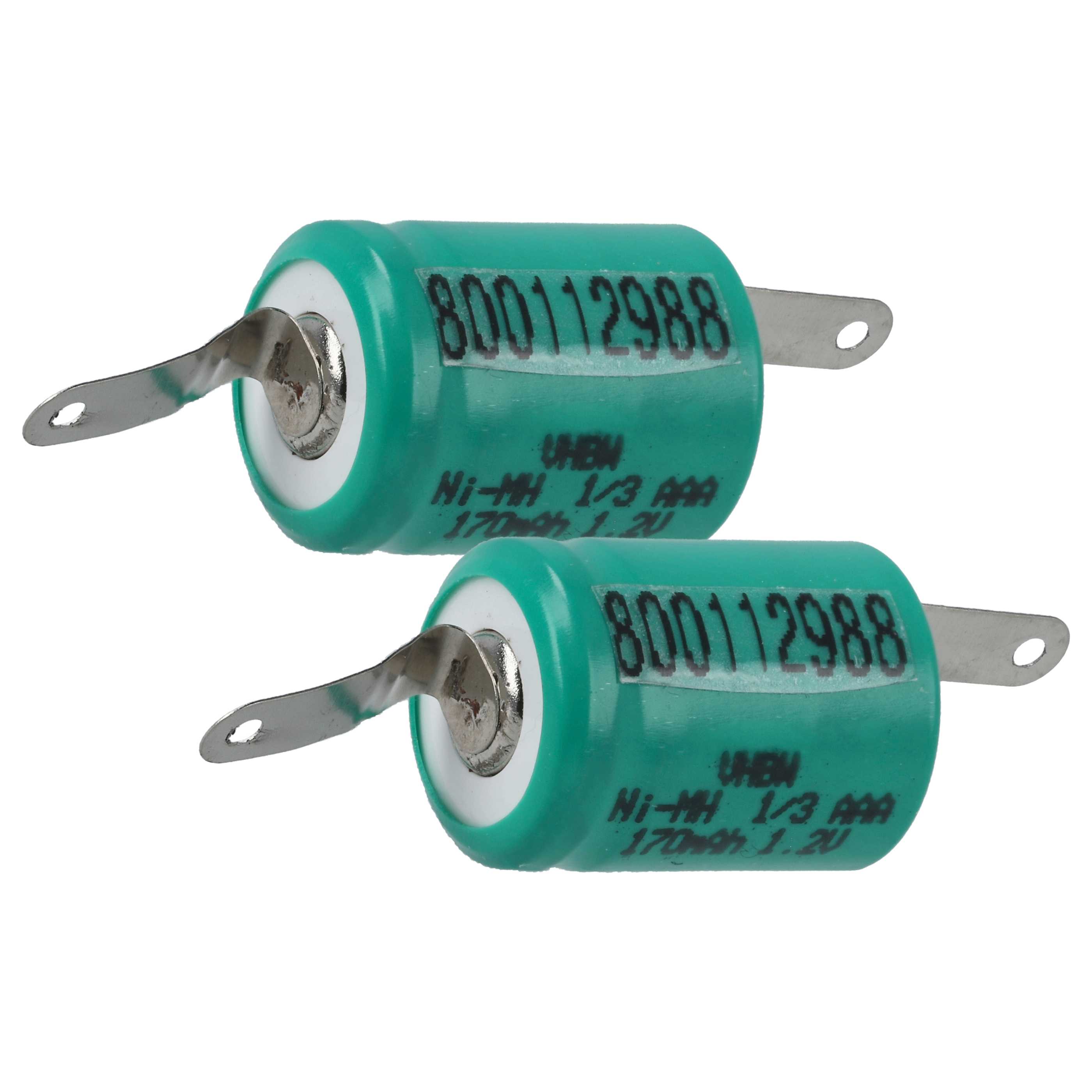 Batterie (2 pcs.) remplace 1/3AAA modèle radio-télécommandé - 170mAh 1,2V NiMH