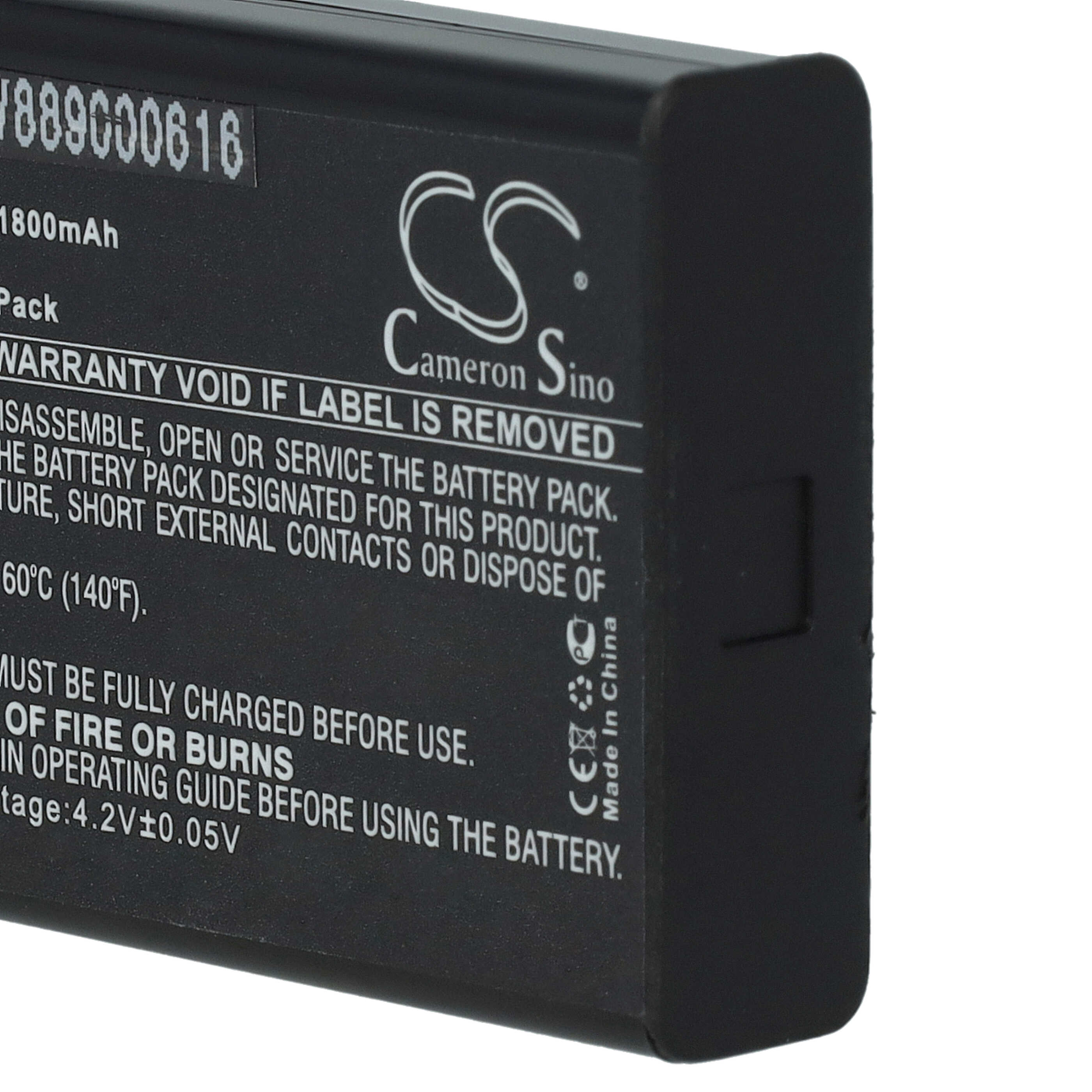 Akumulator do przyrządu pomiarowego zamiennik EXFO CGA-E/111GAE, GP-1001, XW-EX003 - 1800 mAh 3,7 V Li-Ion
