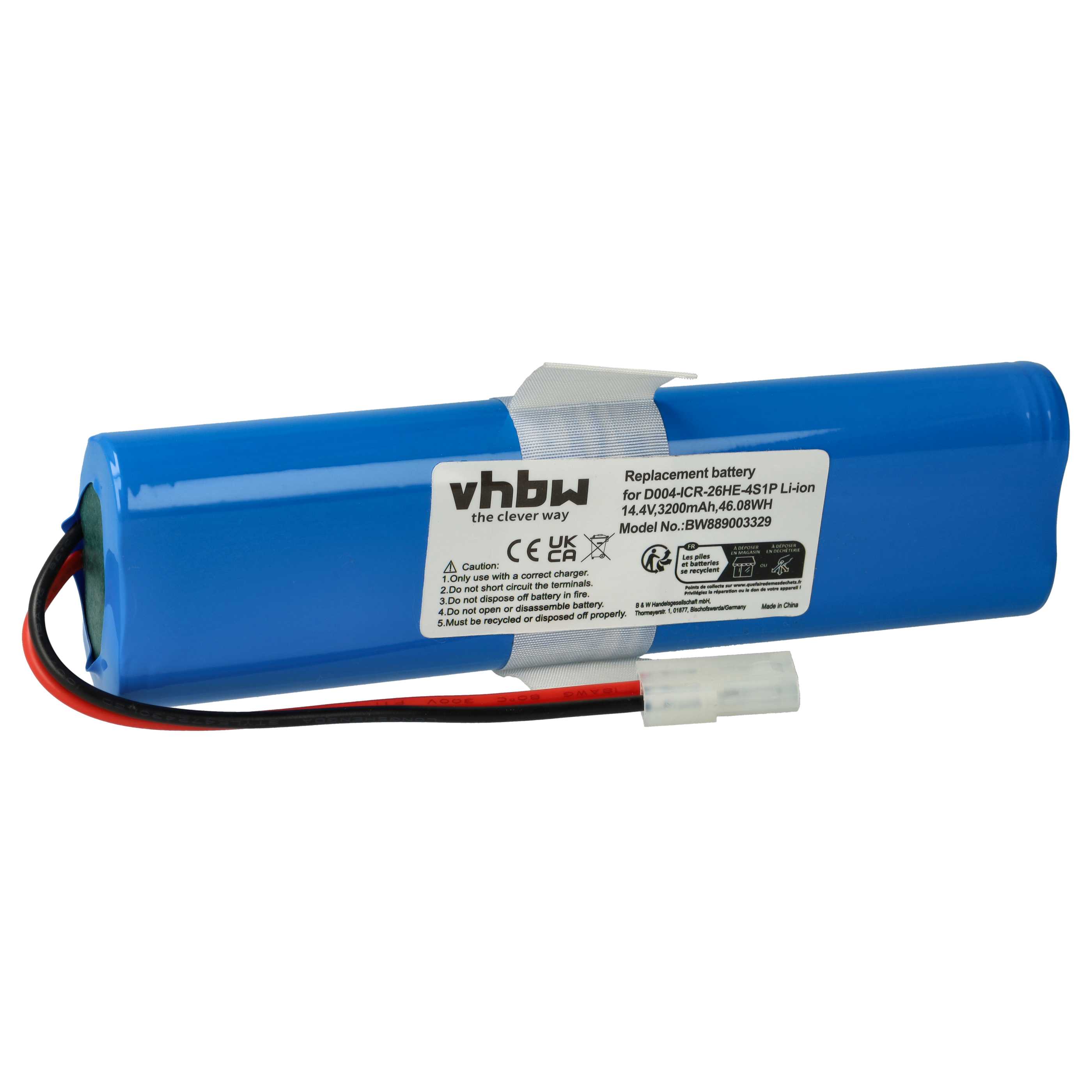 Batteria per robot aspiratore 360, S6 - 3200mAh 14,4V Li-Ion