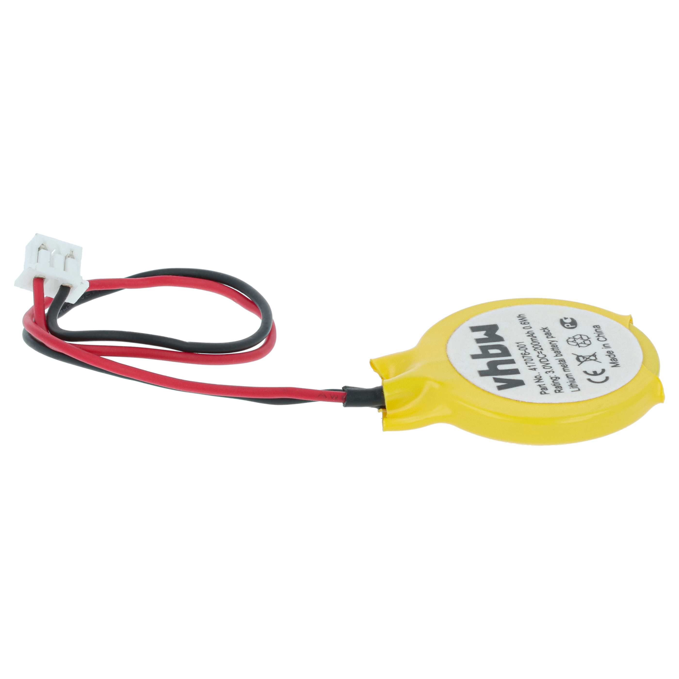 Computer BIOS Battery Replacement for 23.22047.001, 23.22049.001, 41R7611, 417076-001 - 200 mAh 3 V Li-Ion