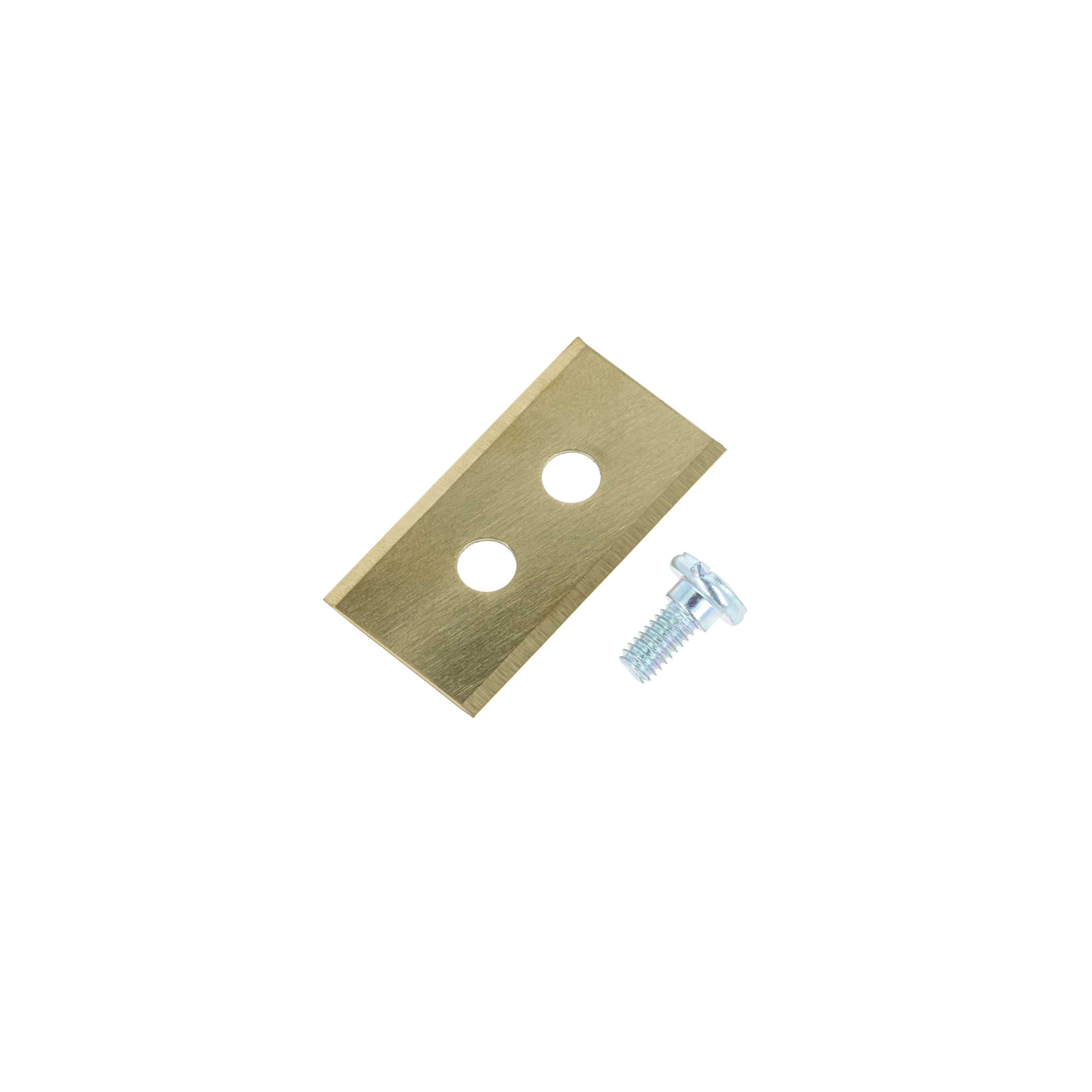 24x Lama per tagliaerba Mammotion LUBA - oro / argento, acciaio (rivestito in titanio)