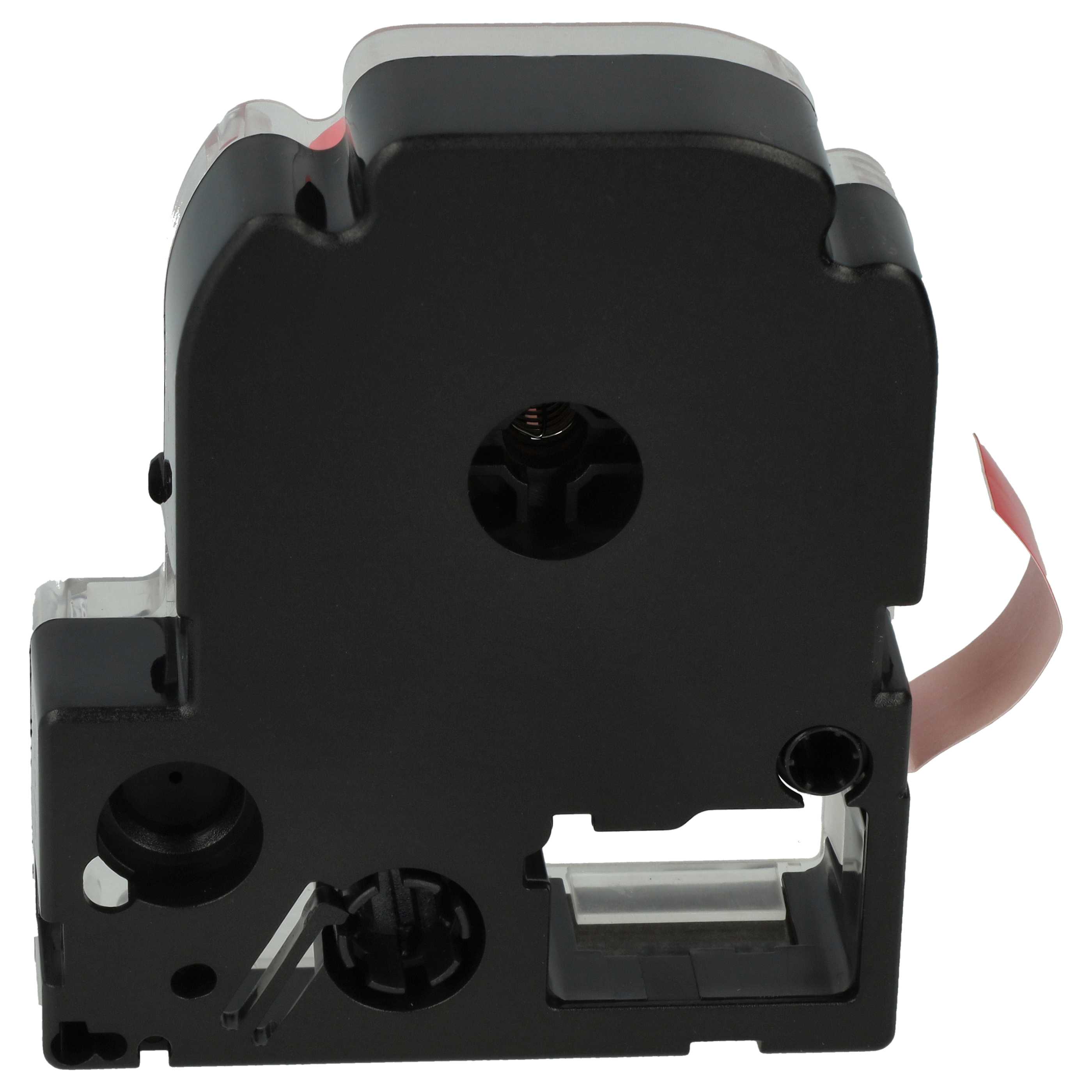 Label Tape replaces Epson LC-4YRN - 12 mm Black to Red