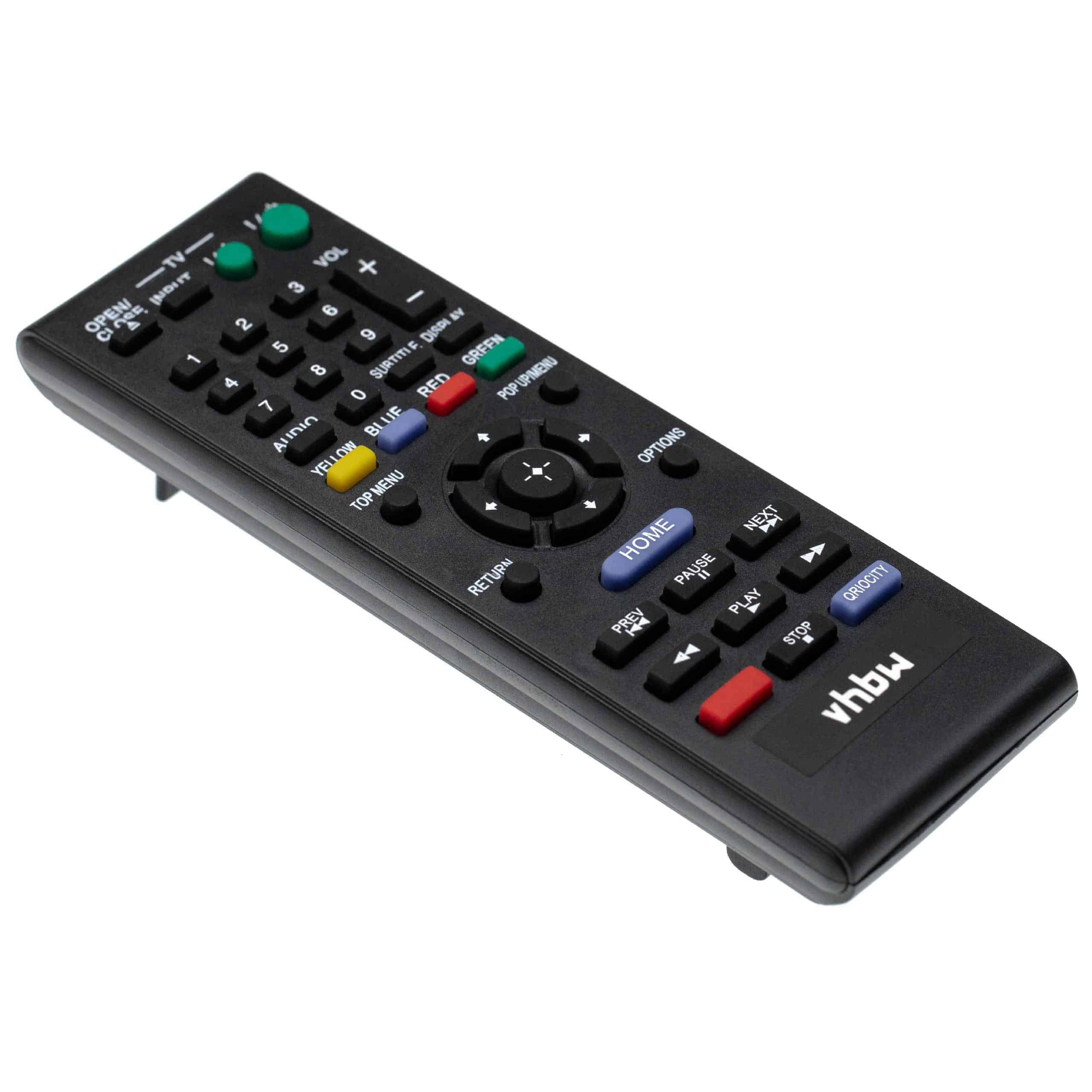 Remote Control replaces Sony RMT-B115A for Sony Blu-Ray Disc Player
