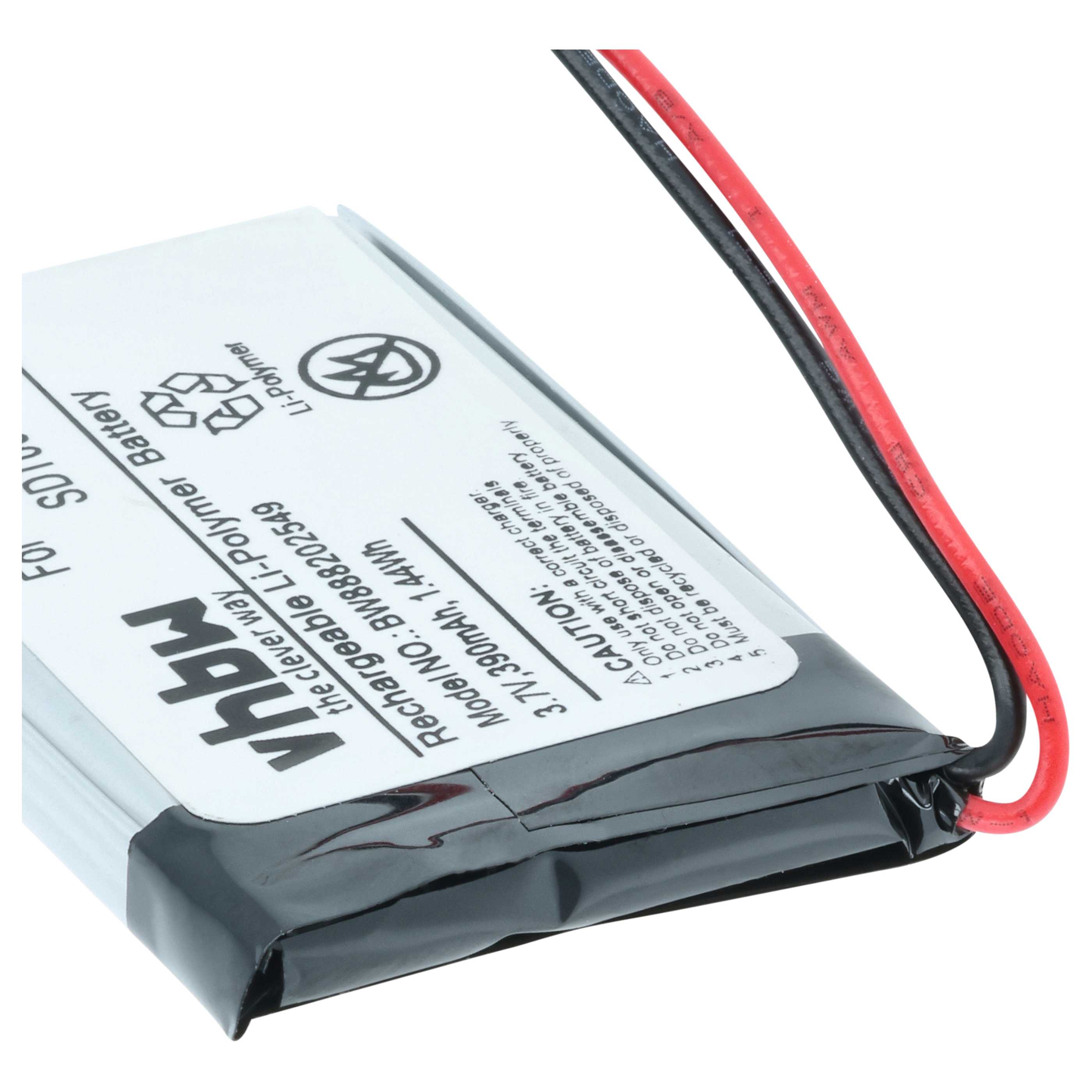Batteria collare per collare per cani sostituisce Sportdog SAC54-15955, SDT00-15944 - 390mAh 3,7V Li-Poly