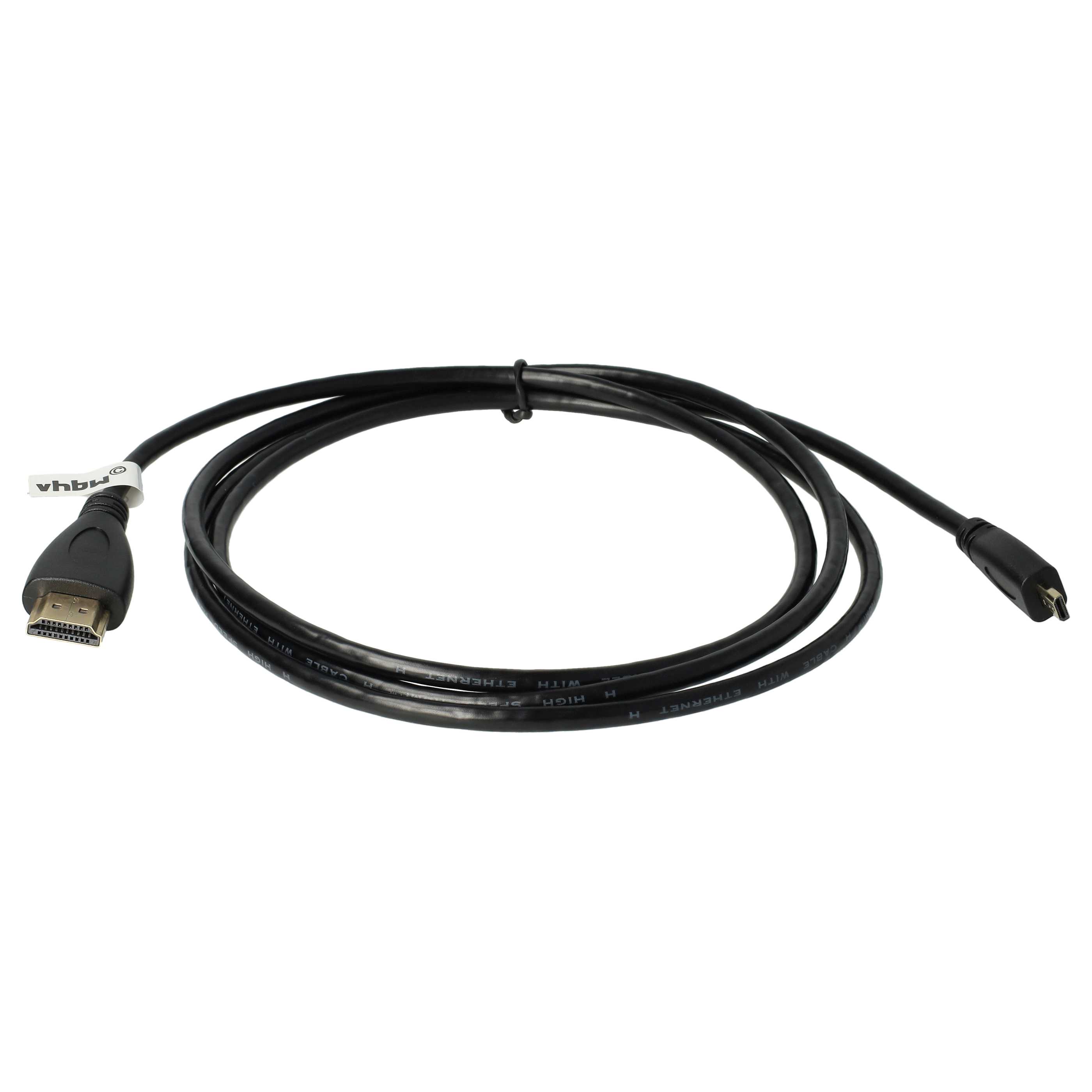 Câble HDMI, Micro-HDMI vers HDMI 1.4 1,4m pour Tablette, Smartphone, appareil photo