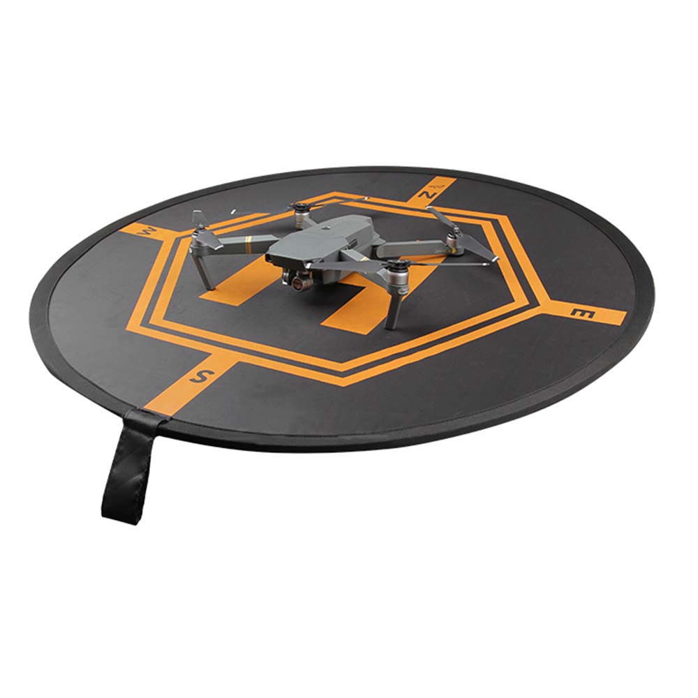 vhbw Tapis de réception drone multicoptère - Zone d'atterissage, 80 cm, pliable, imperméable