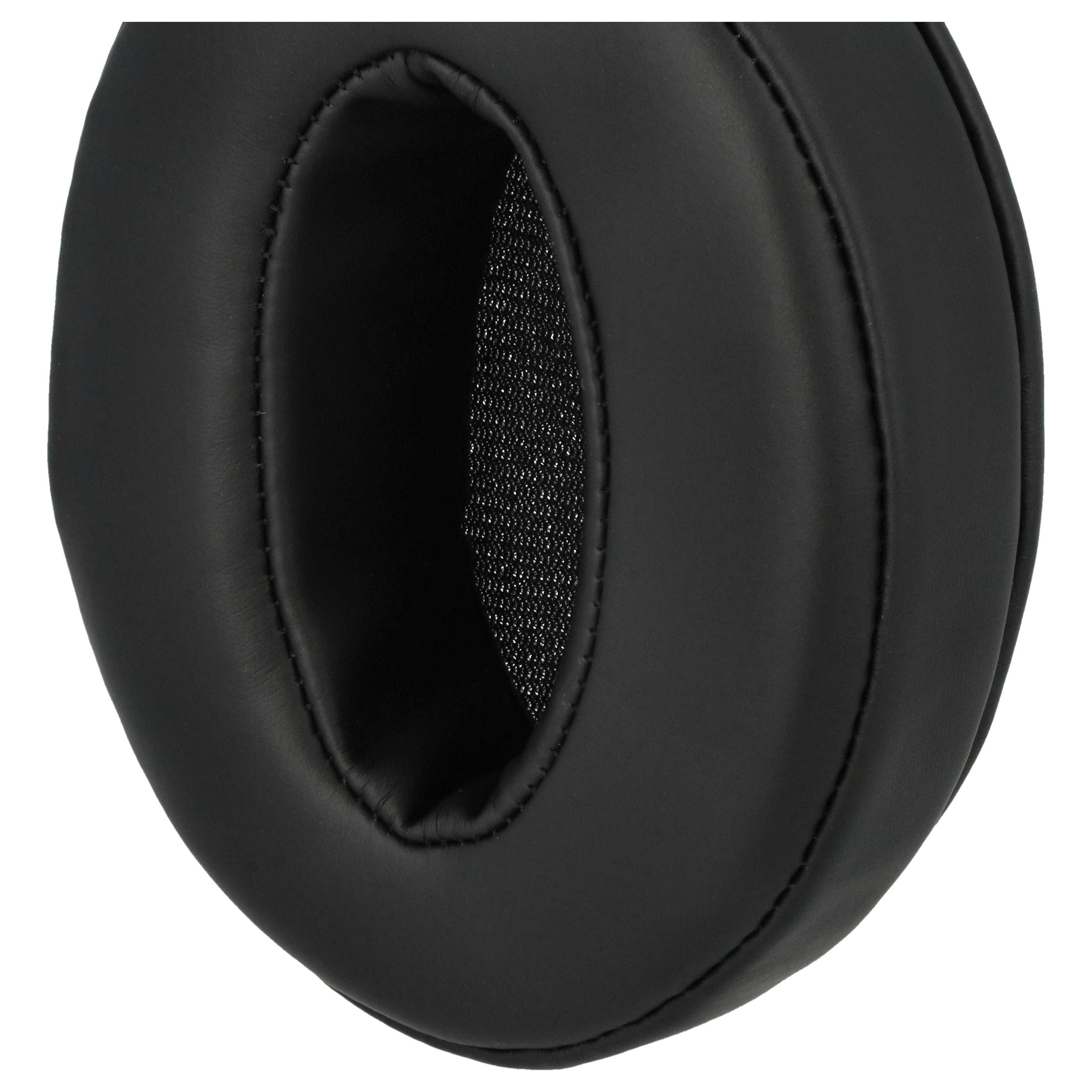 2x Ear Pads suitable for Sennheiser HD 350BT Headphones etc. - foam / synthetic leather, 30 mm thick