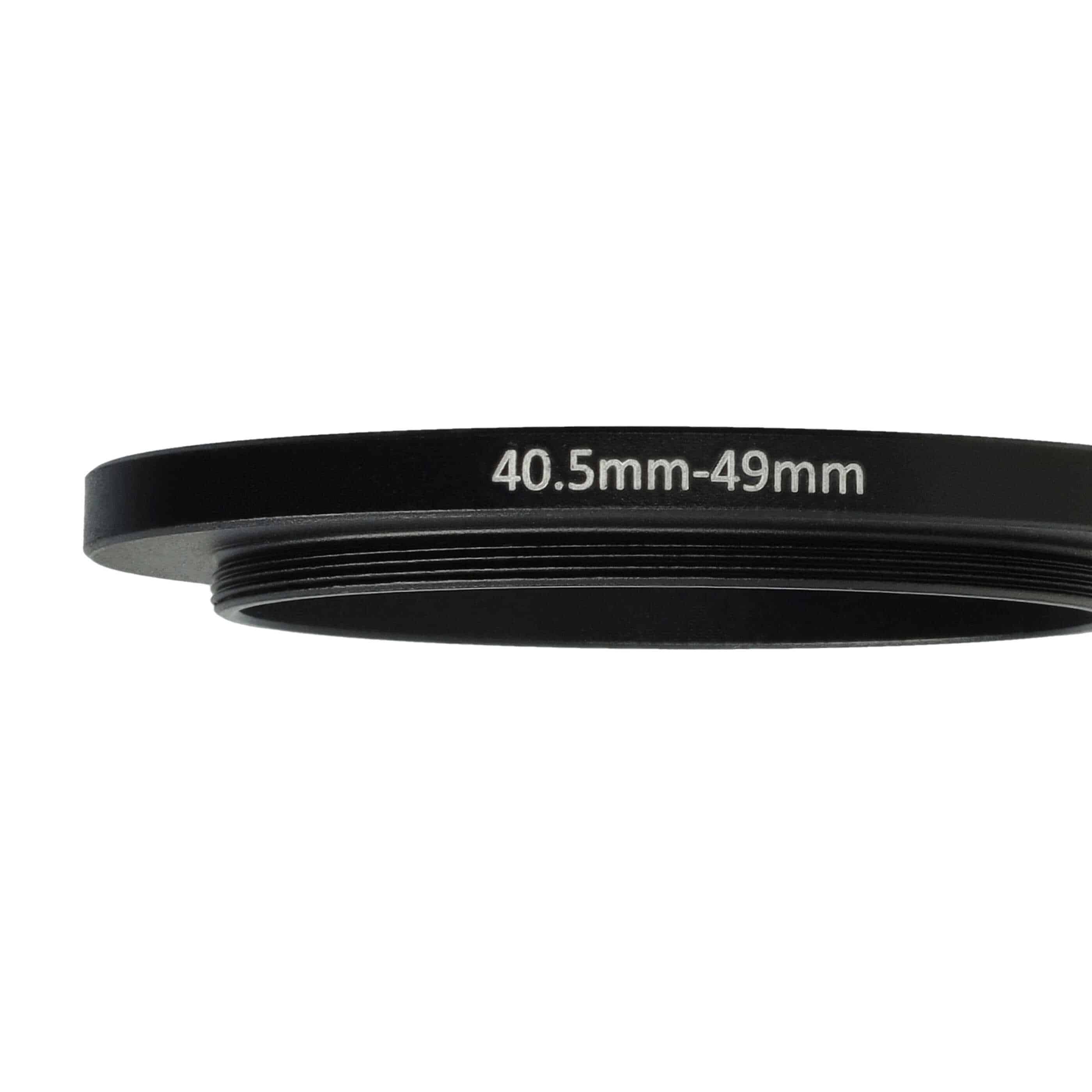 Step-Up-Ring Adapter 40,5 mm auf 49 mm passend für diverse Kamera-Objektive - Filteradapter