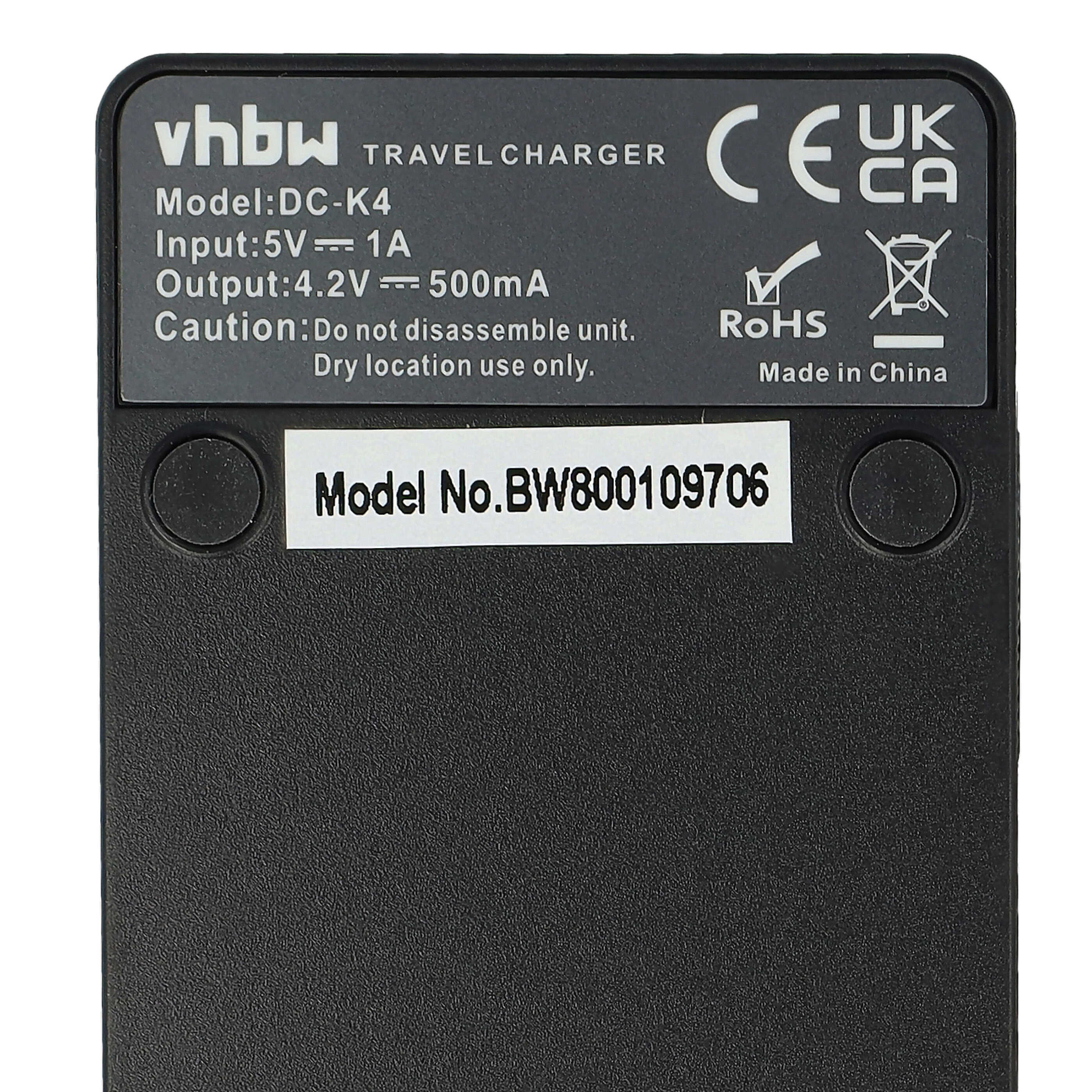 Caricabatterie per fotocamera Casio - 0,5A 4,2V 43,5cm