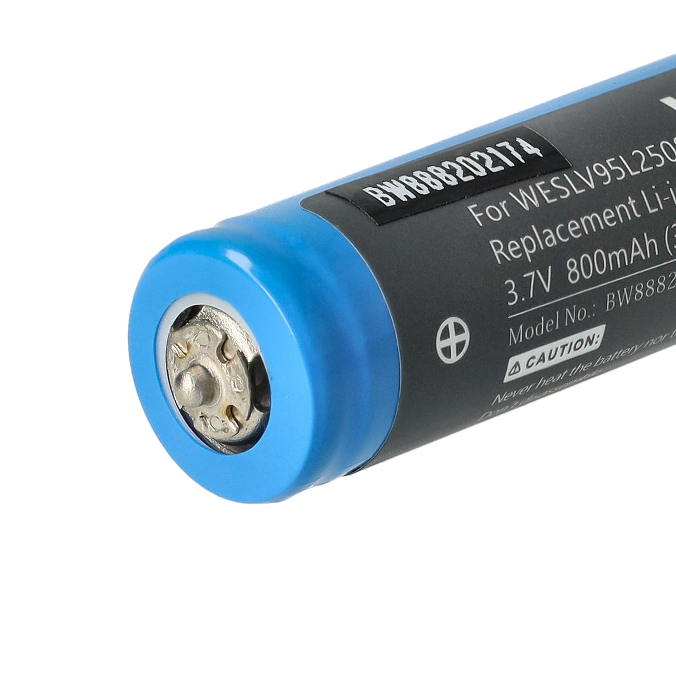 Batteria per rasoio sostituisce Panasonic WES8163L2505, WESLV95L2508 Panasonic - 800mAh 3,7V Li-Ion