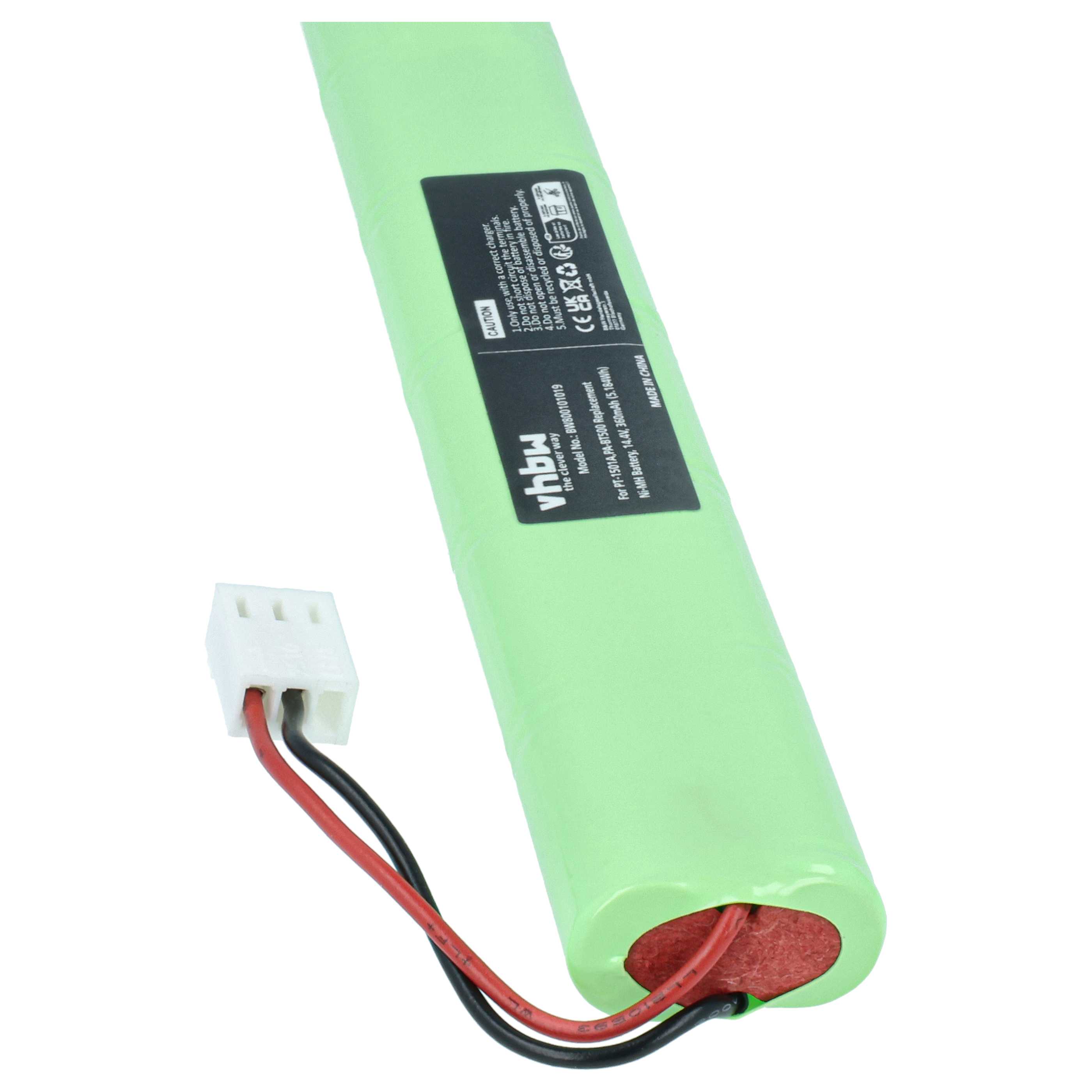 Printer Battery replaces Brother 205526, PA-BT500, PJ-4844A, PA-BT-300, LB4707001 - 360 mAh 14.4 V NiMH