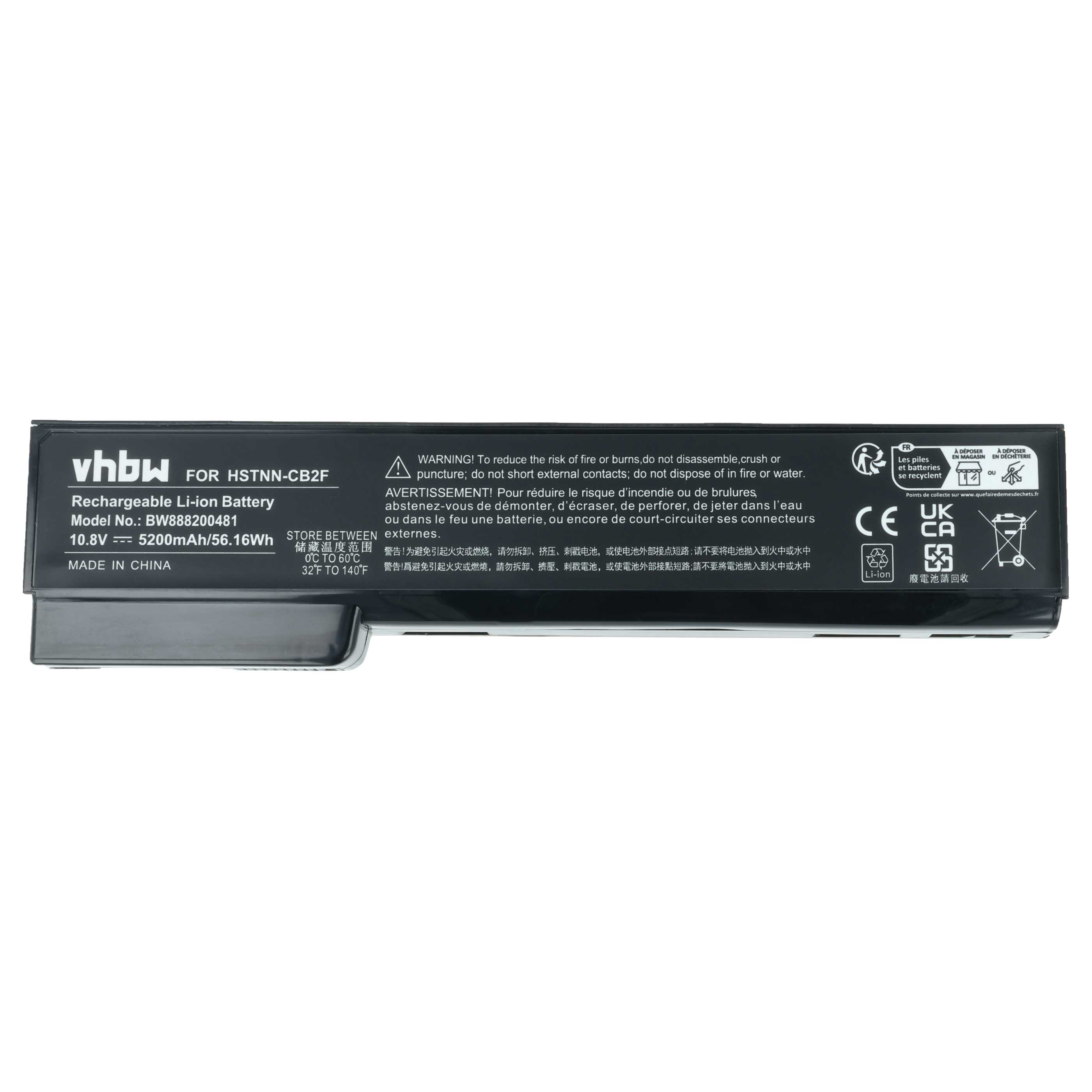 Akumulator do laptopa zamiennik HP 628368-241, 628368-251, 628368-421 - 5200 mAh 10,8 V Li-Ion, czarny