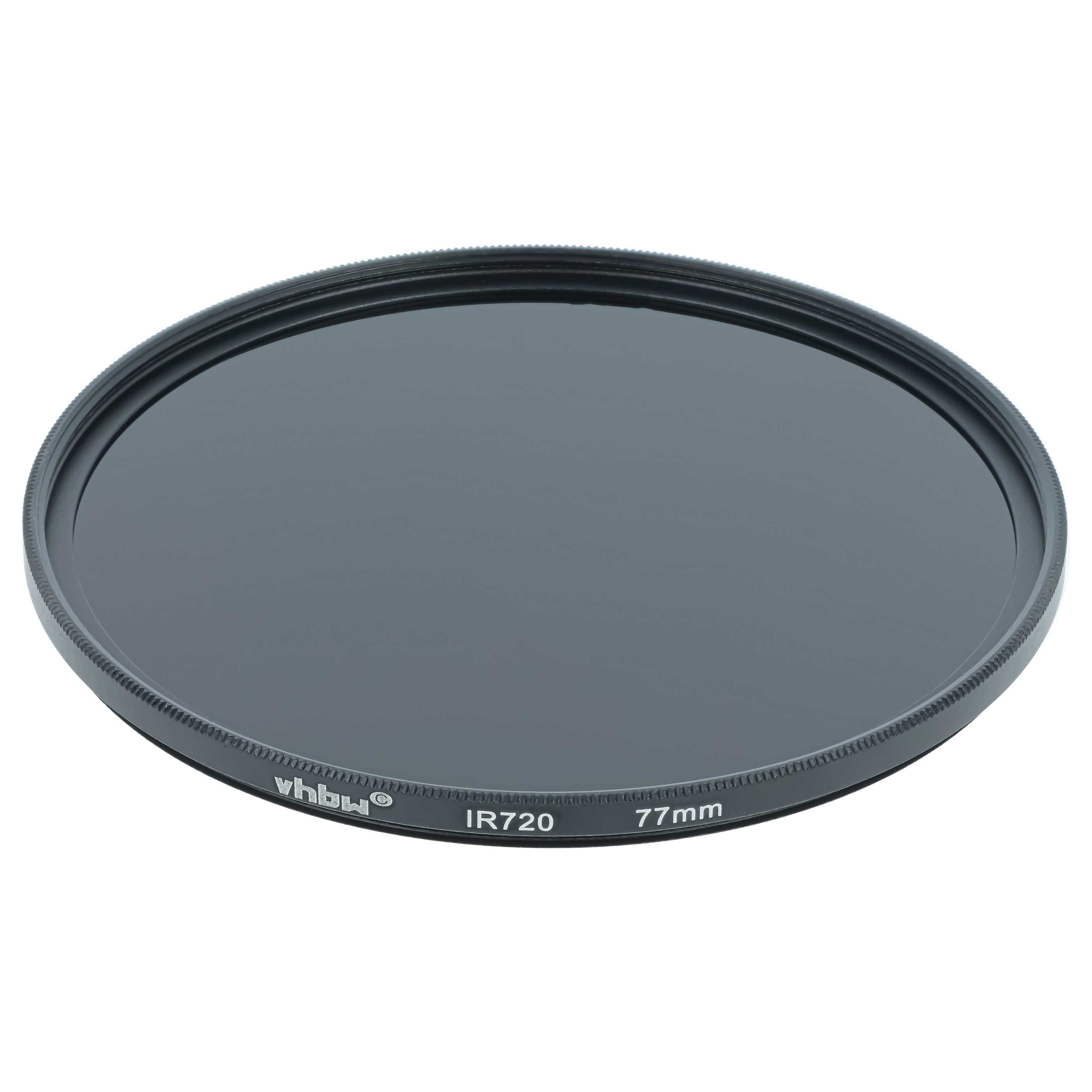 Filtr podczerwieni 720nm na obiektyw z gwintem 77 mm - Filtr IR