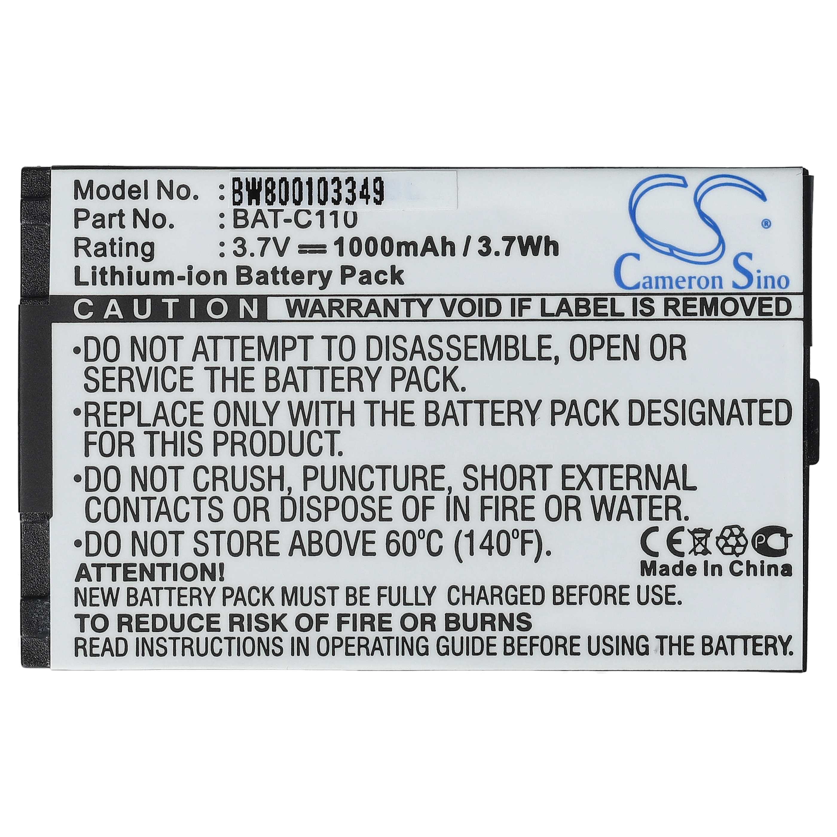 Akumulator do telefonu dla seniora zamiennik Emporia BAT-C110 - 1000 mAh 3,7 V Li-Ion