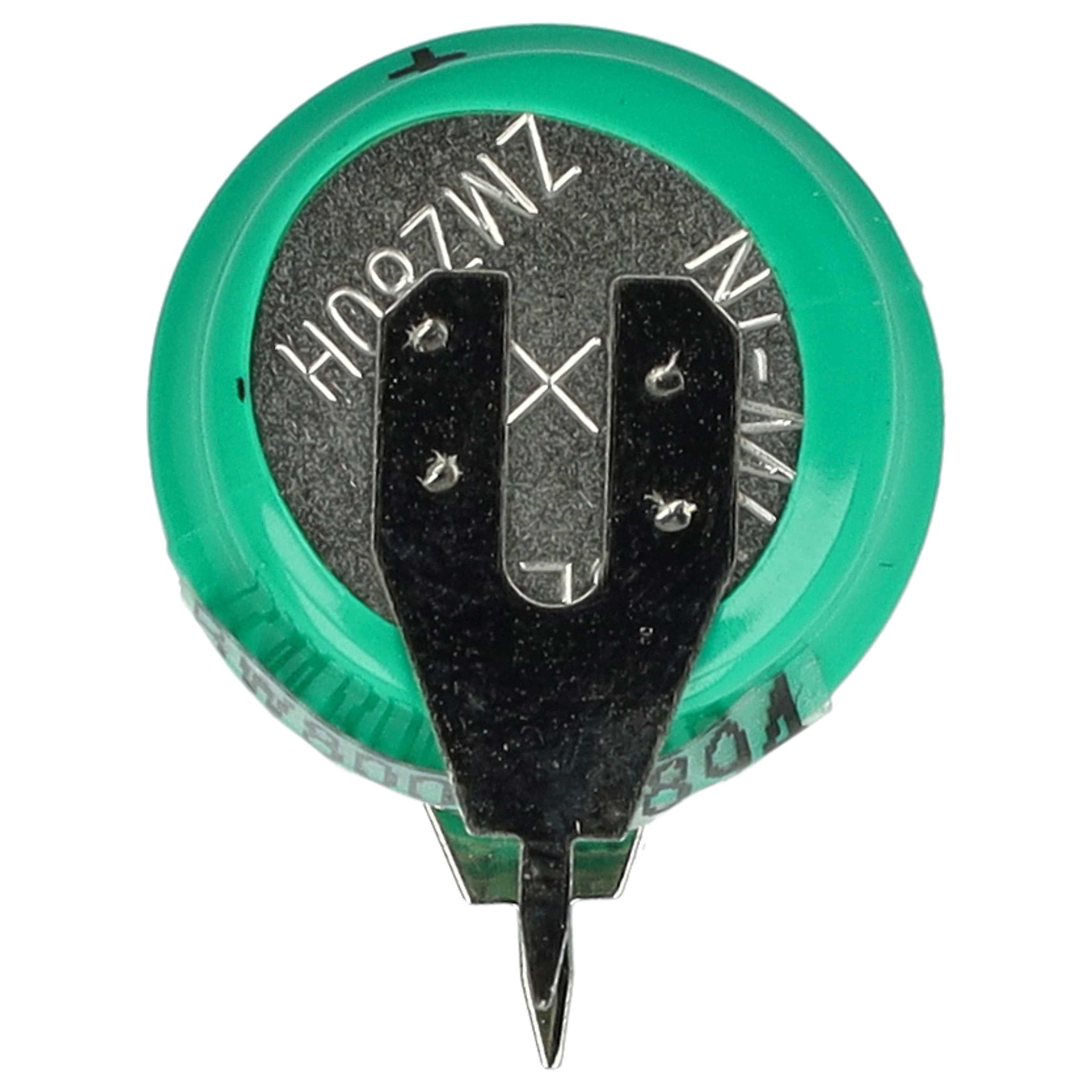 10x Button Cell Battery Type 1/V80H 2 Pins for Model Building Solar Lamps etc. - 80 mAh 1.2 V NiMH