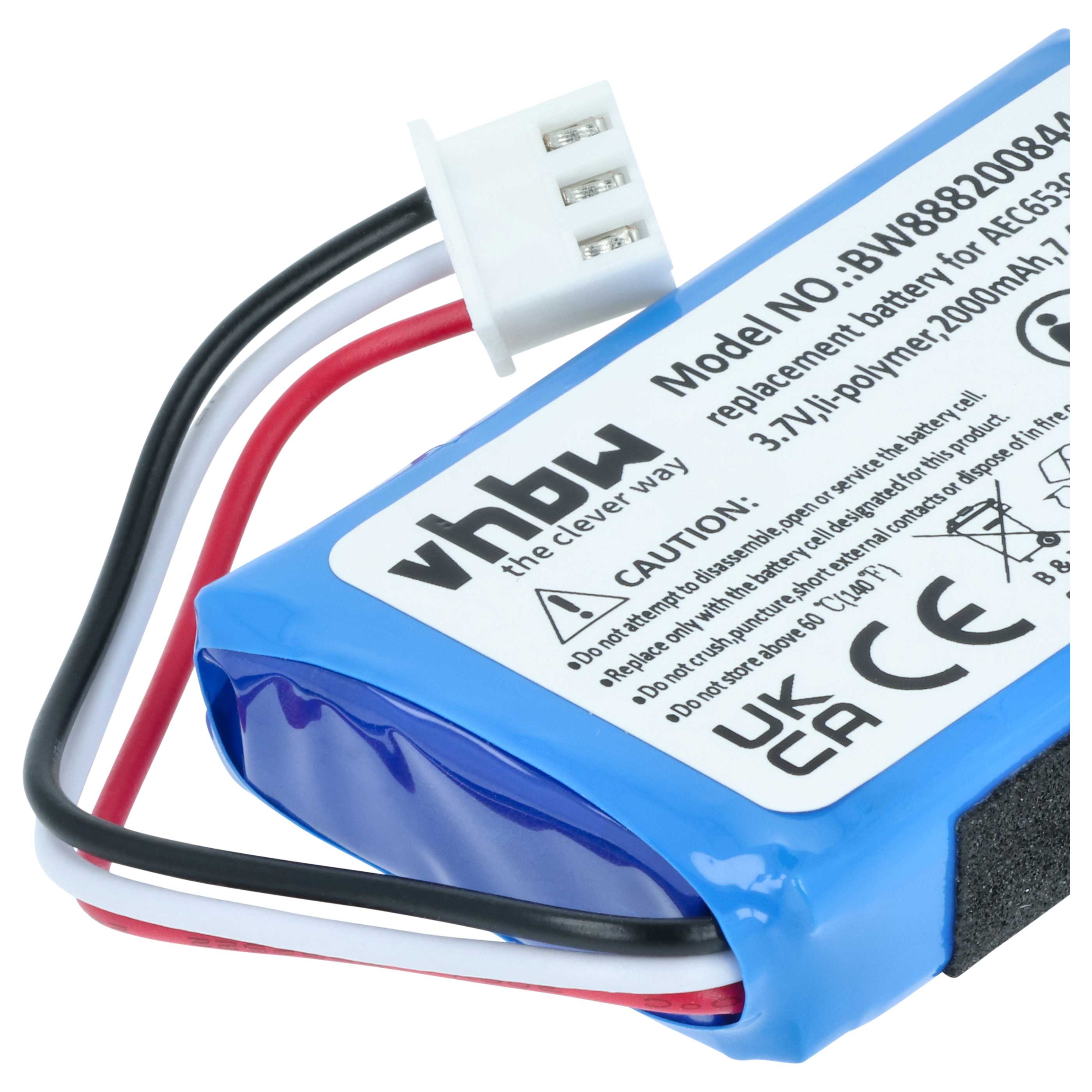 Akumulator do głośnika zamiennik JBL AEC653055-2P - LiPo 2000mAh