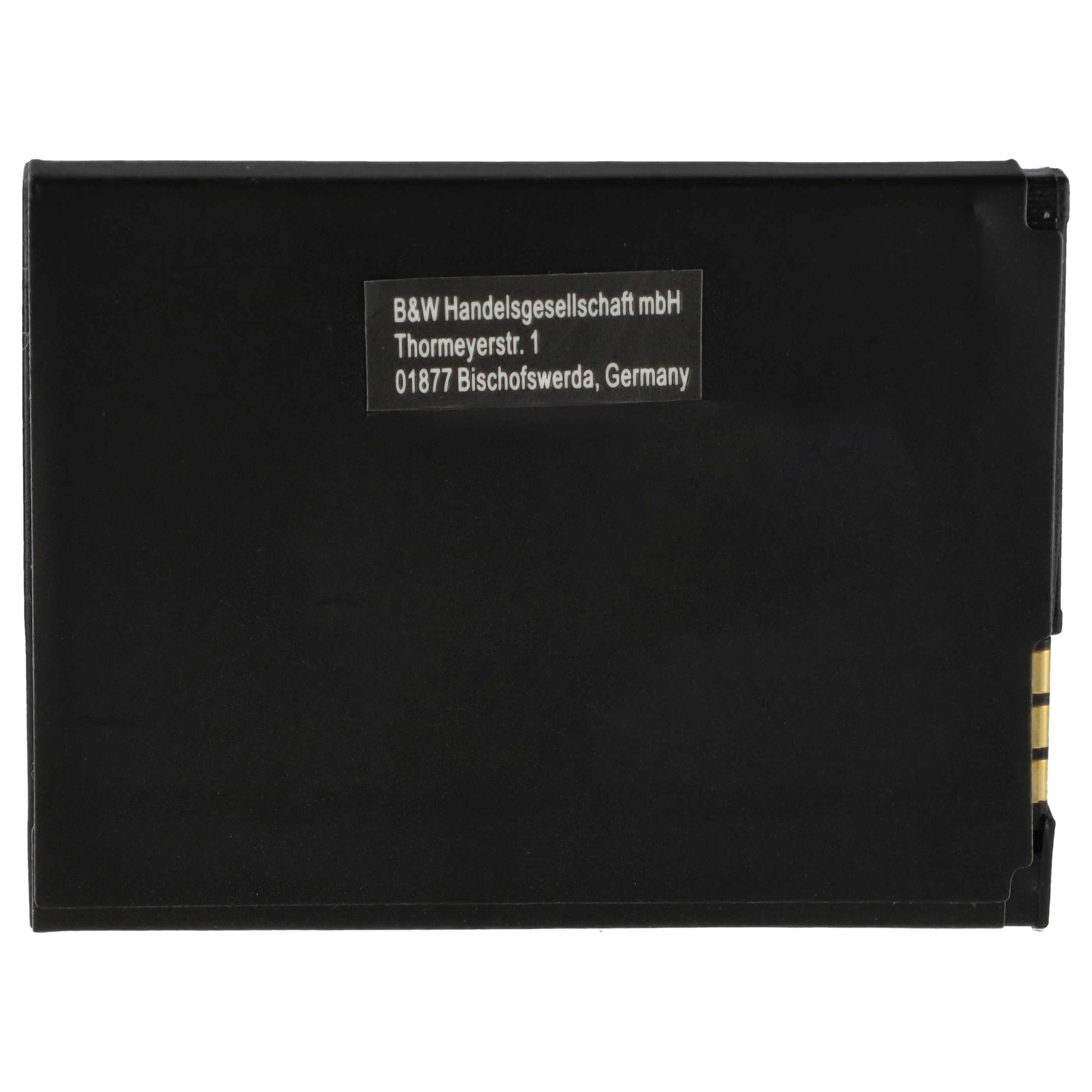Batterie remplace AVM BAK130506, 312BAT006, 100402, 312BAT016 pour téléphone Motorola - 750mAh 3,7V Li-ion