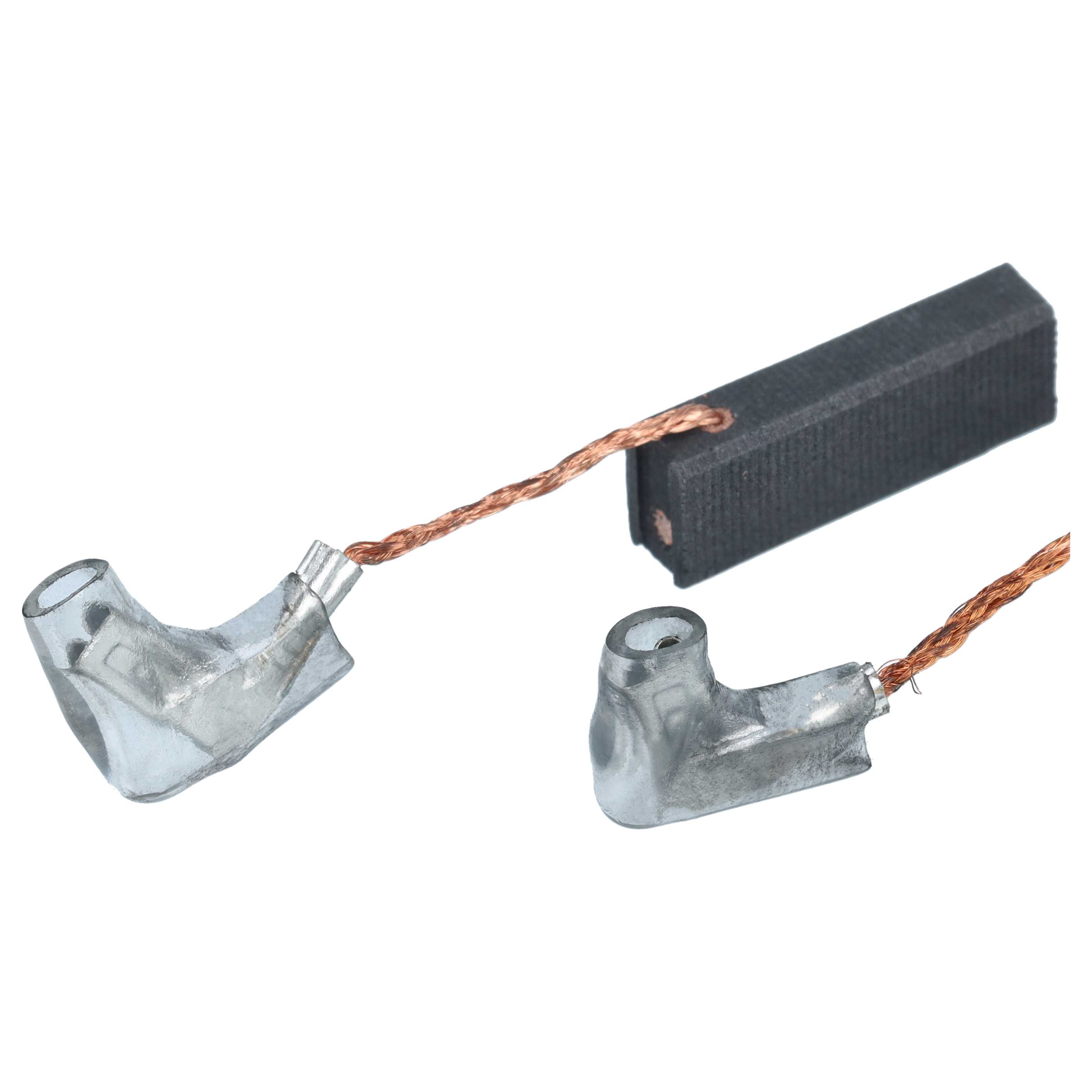 Kohlebürsten (2 Stück) für Parkside PBH 1050 C3, u.a., 13.83*8.56*5.44 mm, Auto-Stopp-Funktion