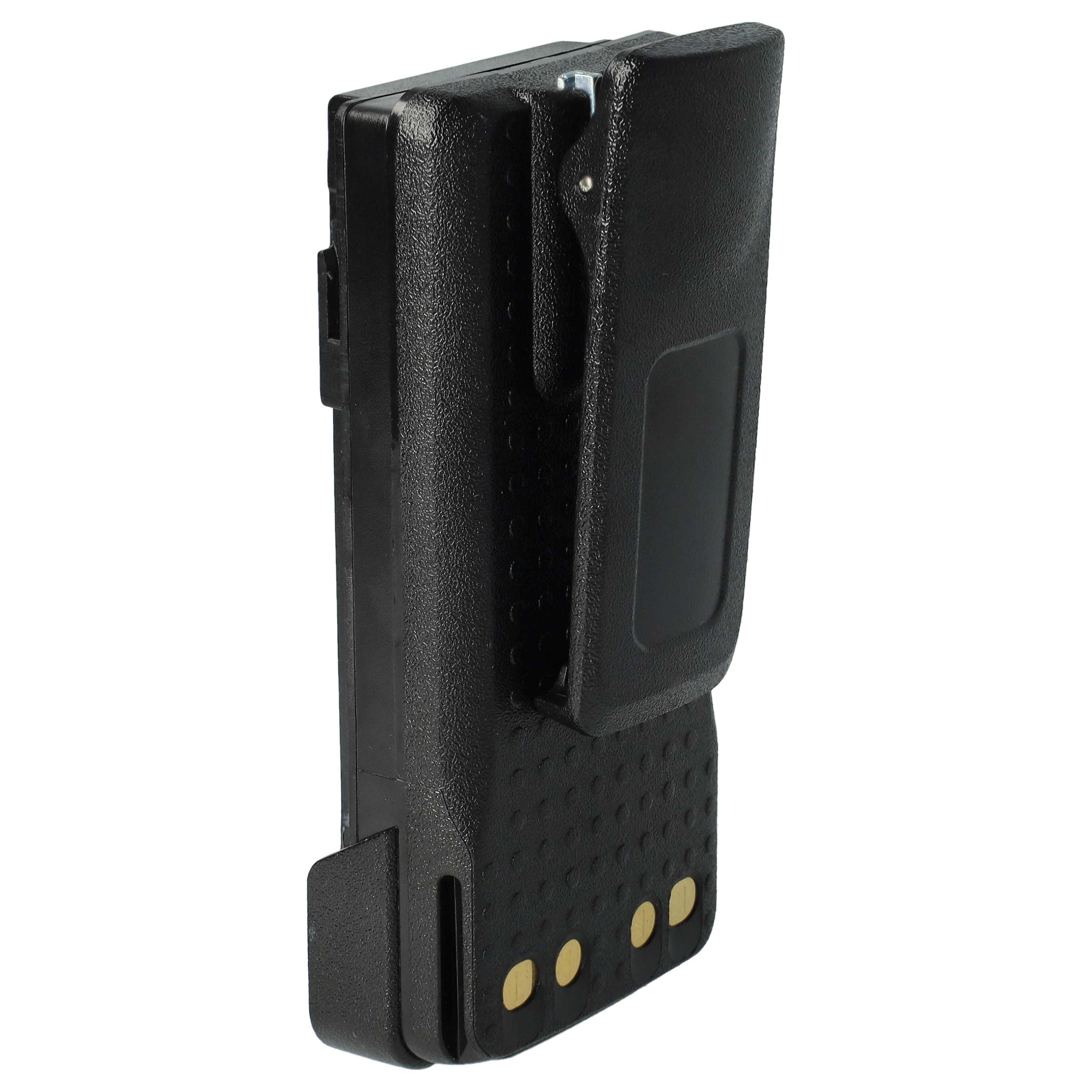 Radio 10x Battery replaces Motorola PMNN4406, PMNN4406BR, PMNN4409 - 2600 mAh 7.4 V Li-Ion + Belt Clip