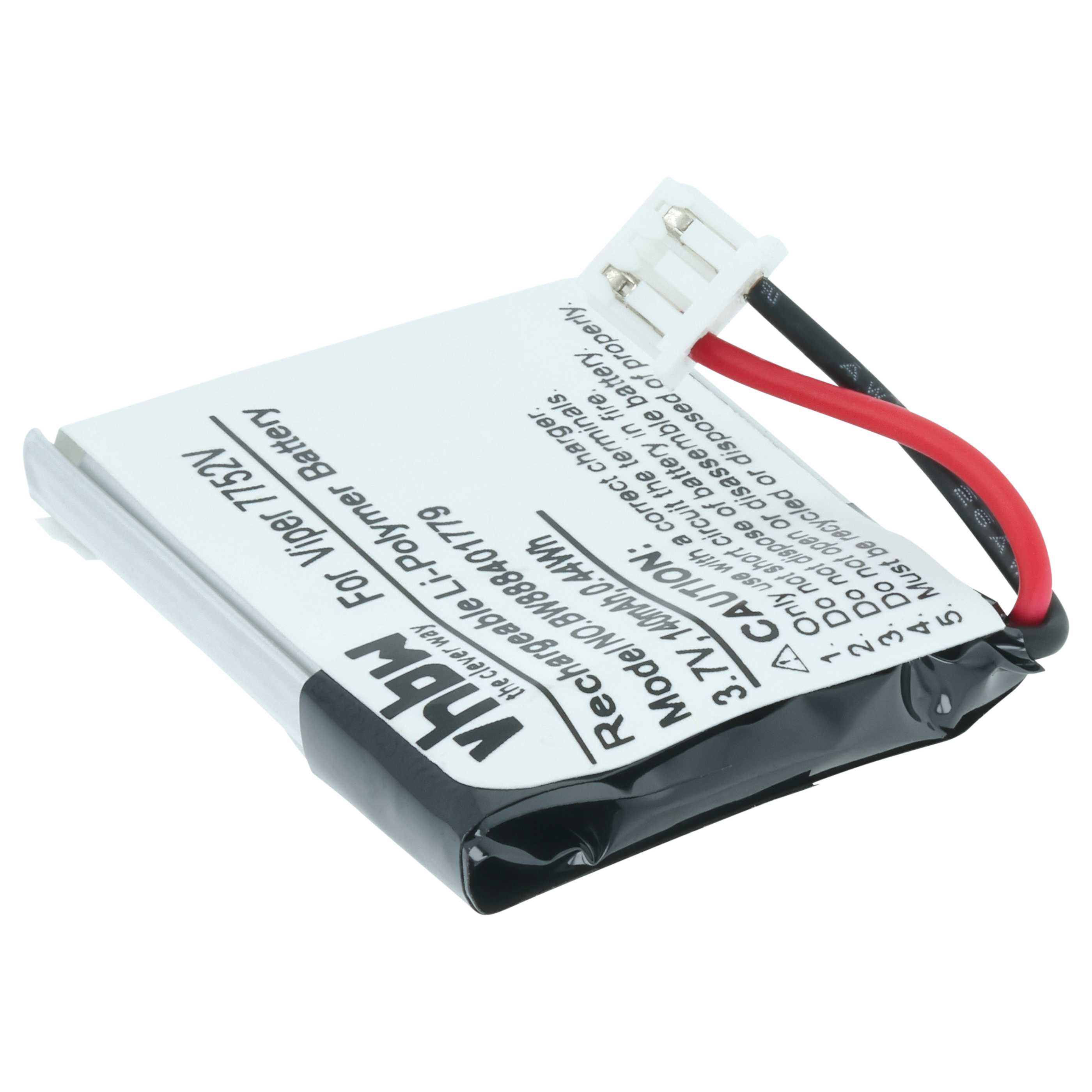 Remote Control Battery replaces Viper GEB402025 - 120 mAh 3.7 V Li-polymer
