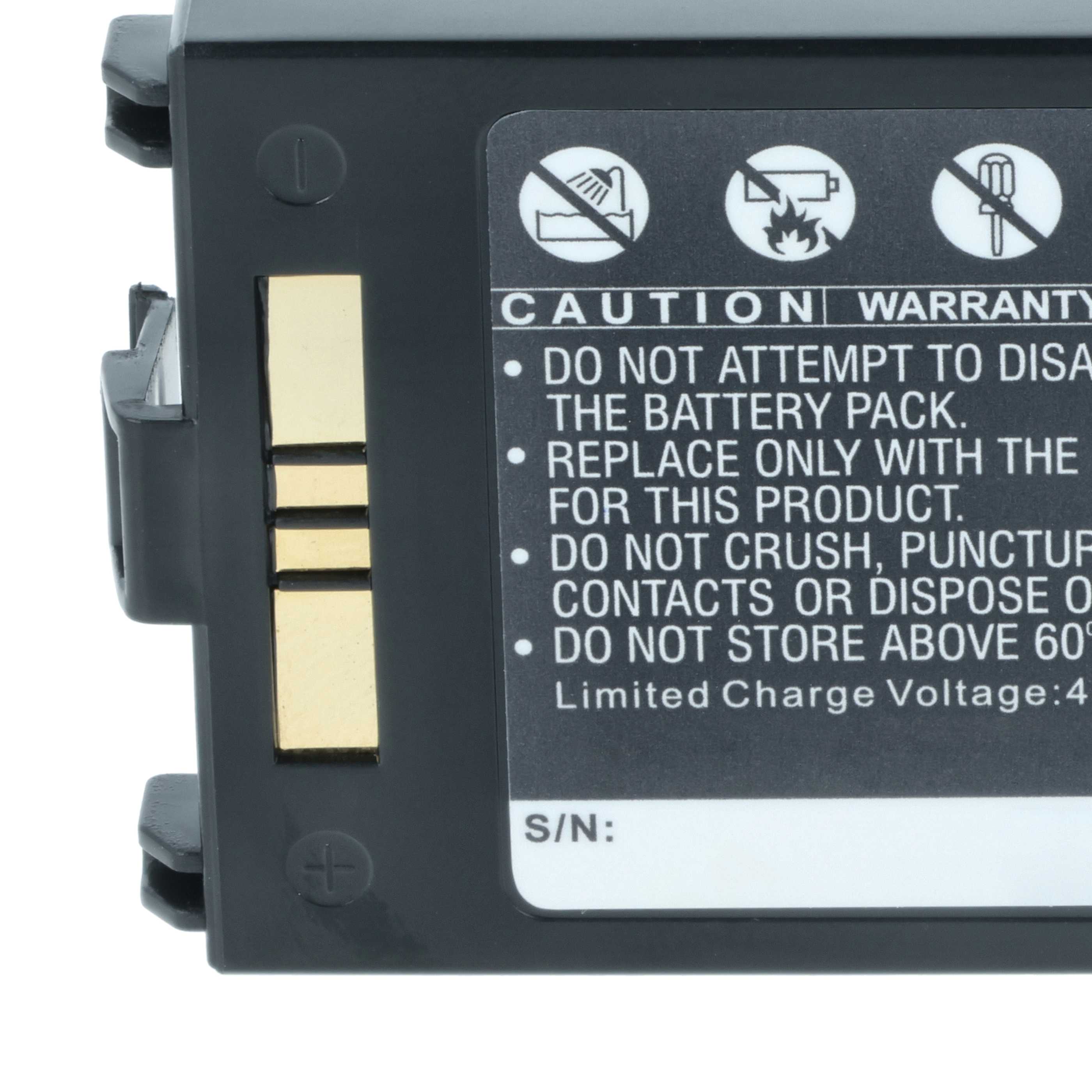 5x Battery replaces Symbol 82-71363-02, 82-71364-01 for Symbol Barcode Scanner POS - 3800 mAh 3.7 V