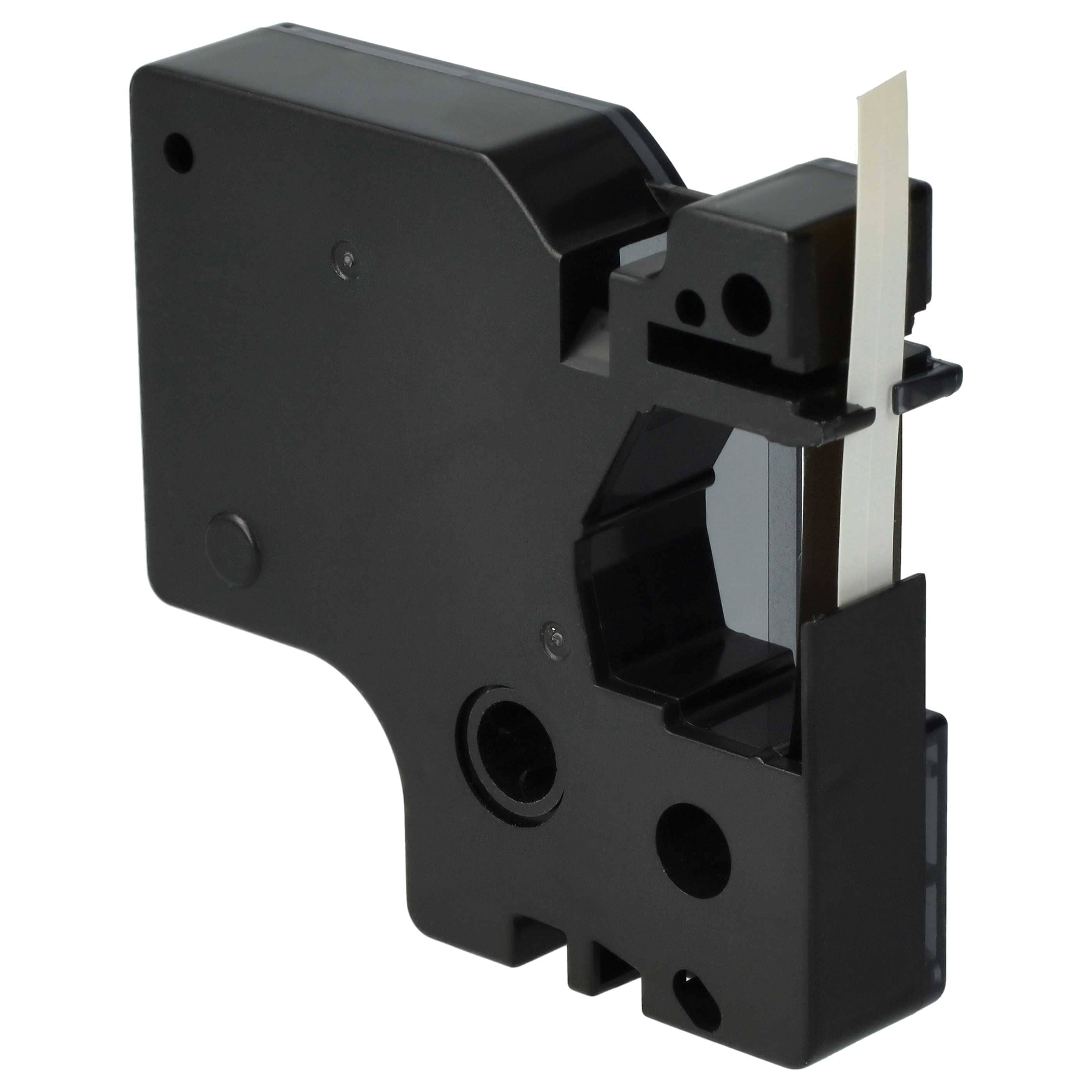 Label Tape replaces Dymo 43618, D1 - 6 mm Black to Yellow