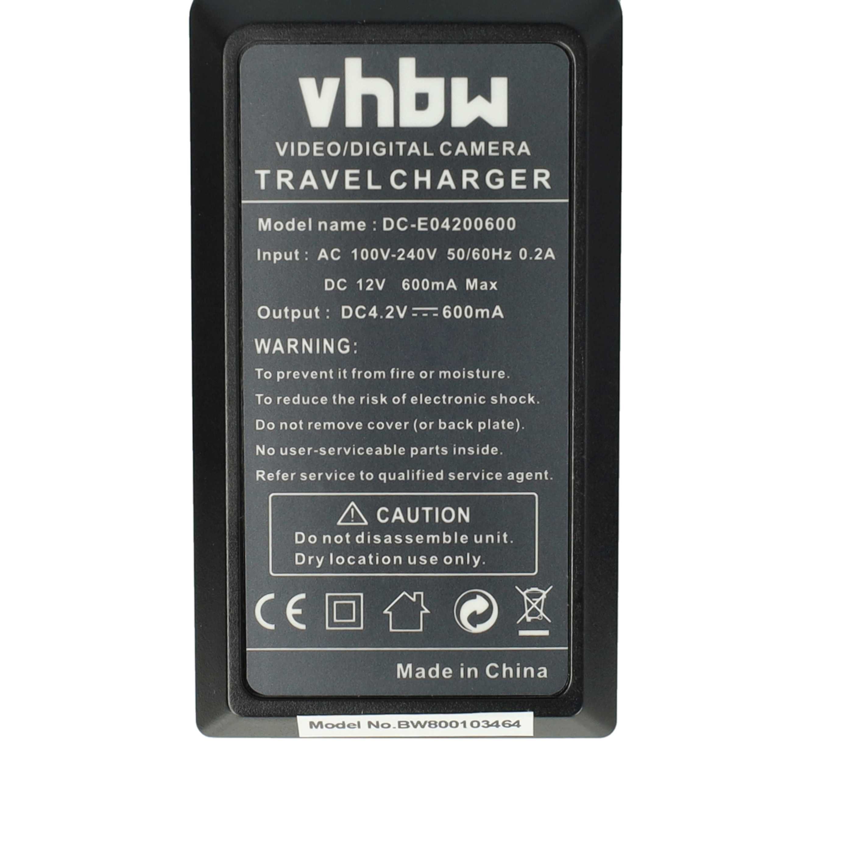 Battery Charger suitable for Sony NP-BX1 Camera etc. - 0.6 A, 4.2 V