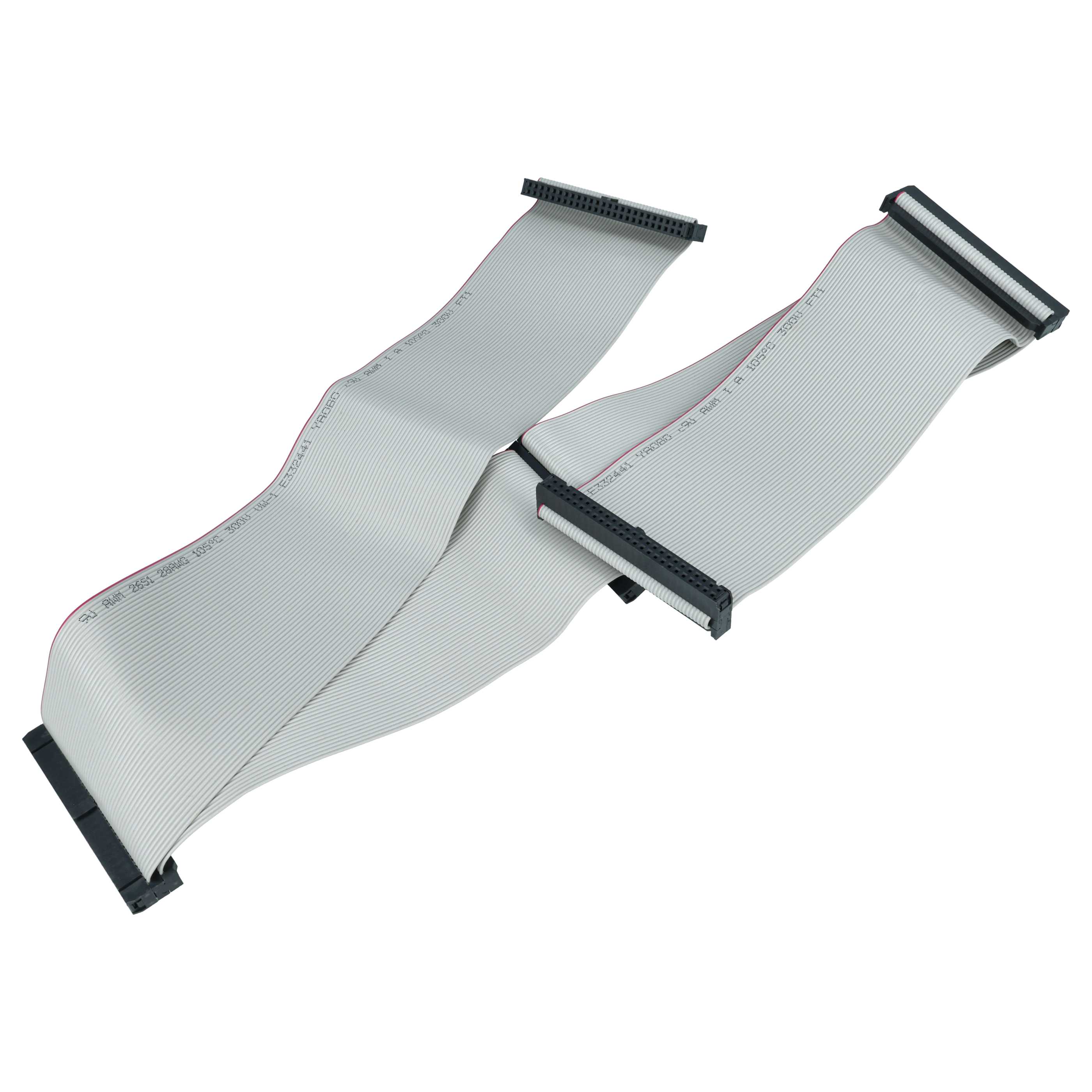 SCSI Flat Ribbon Cable for Indoor Installation of 5 SCSI Devices - 50 Pin, 75 cm