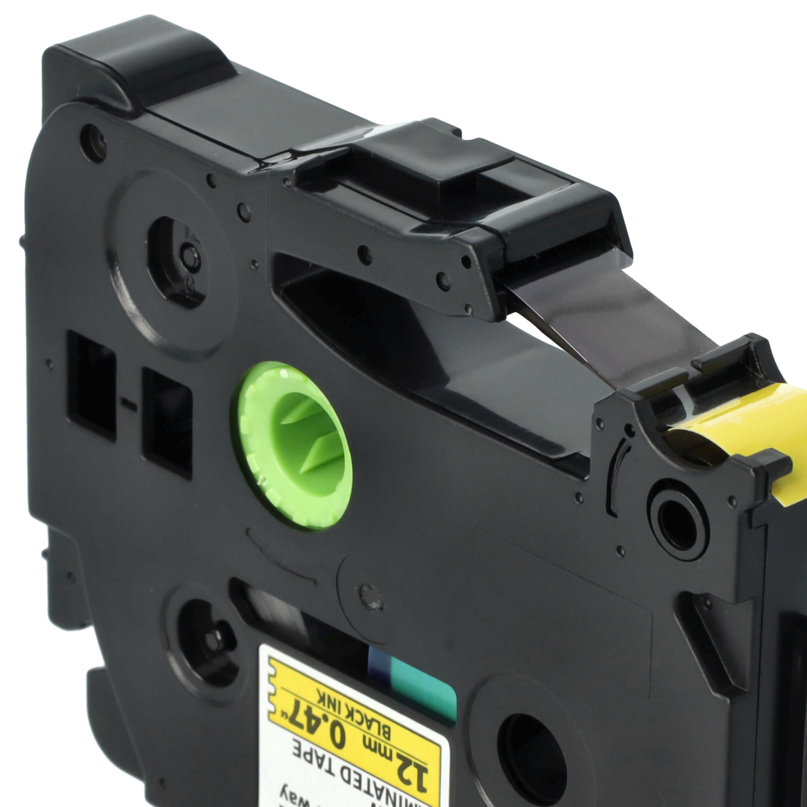 Label Tape as Replacement for Brother TZ-631, TZE-631 - 12 mm Black to Yellow