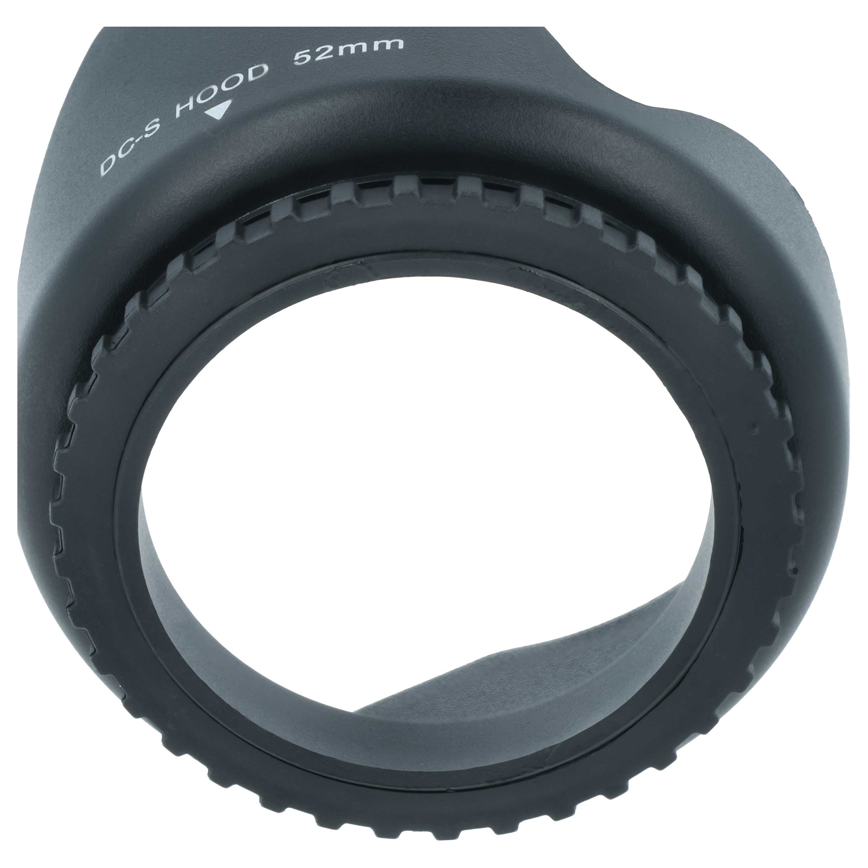 Paraluce compatibile con obiettivo con diametro di 52 mm