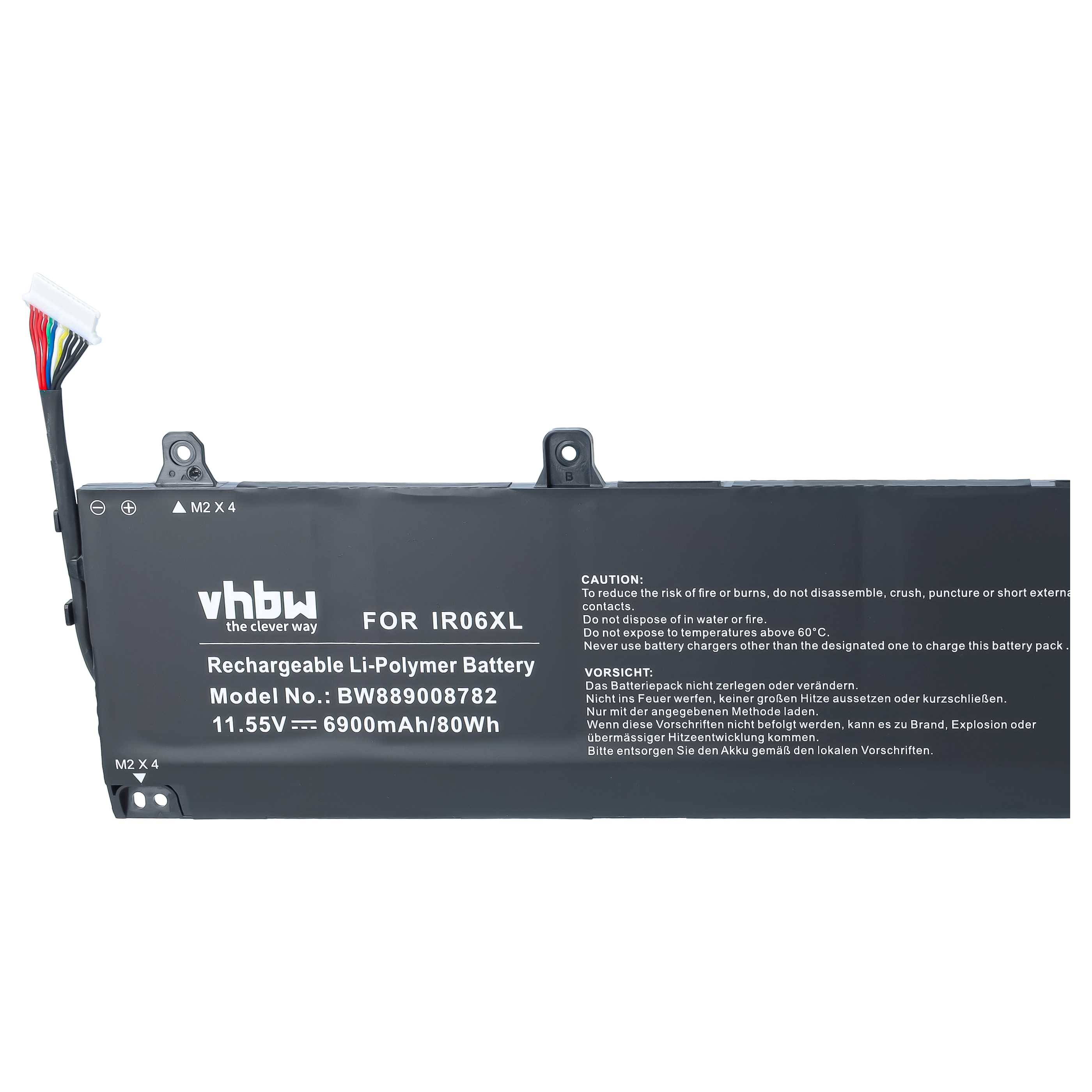 Notebook-Akku als Ersatz für HP IR06XL, M01523-2C1, IR06083XL für HP - 6900mAh 11,55V Li-Polymer