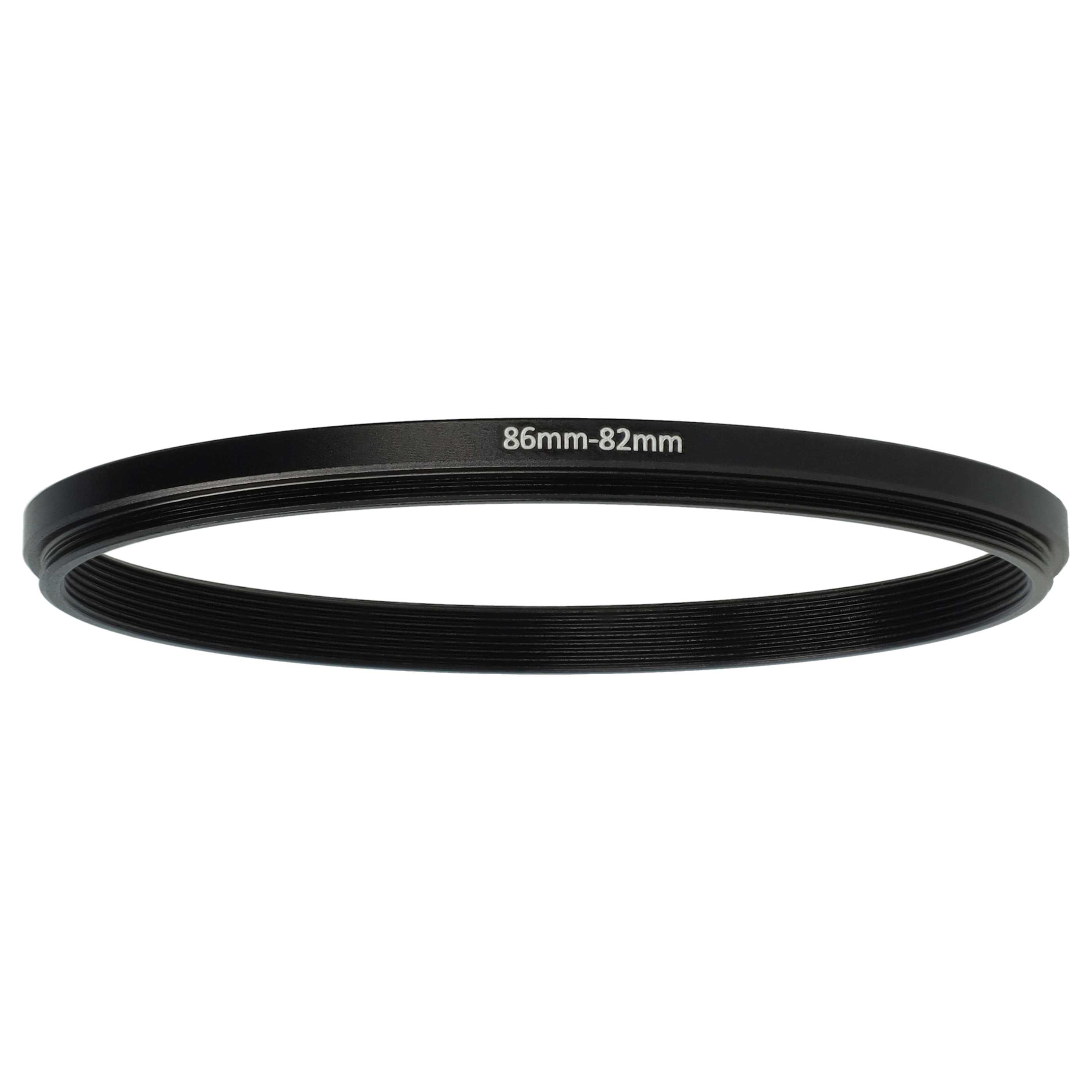 Step-Down Ring Adapter from 86 mm to 82 mm for various Camera Lenses