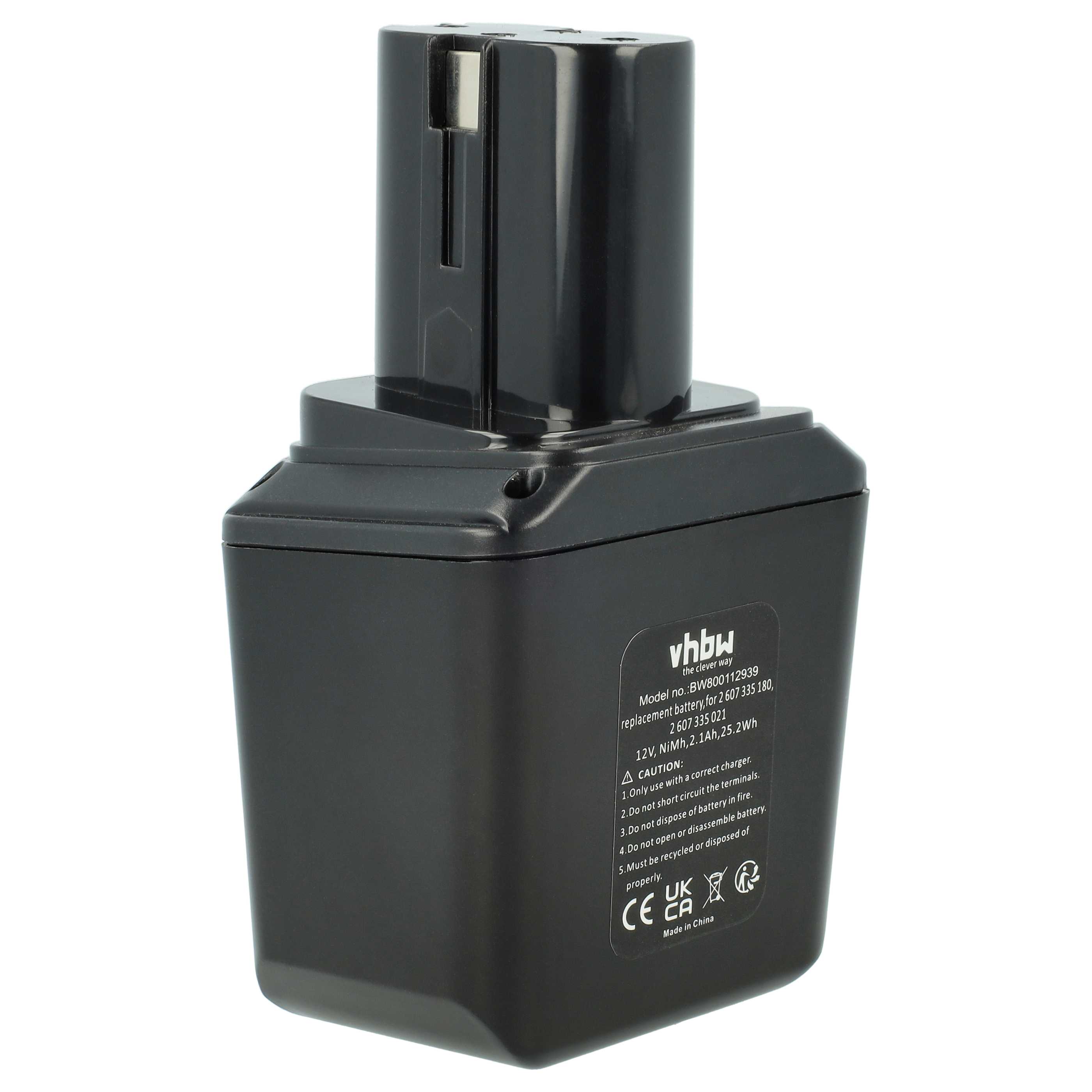 Battery replaces Bosch 2 607 335 180, 2 607 355 014, 2 607 335 021 Electric Power Tool - 2100 mAh, 12 V, NiMH