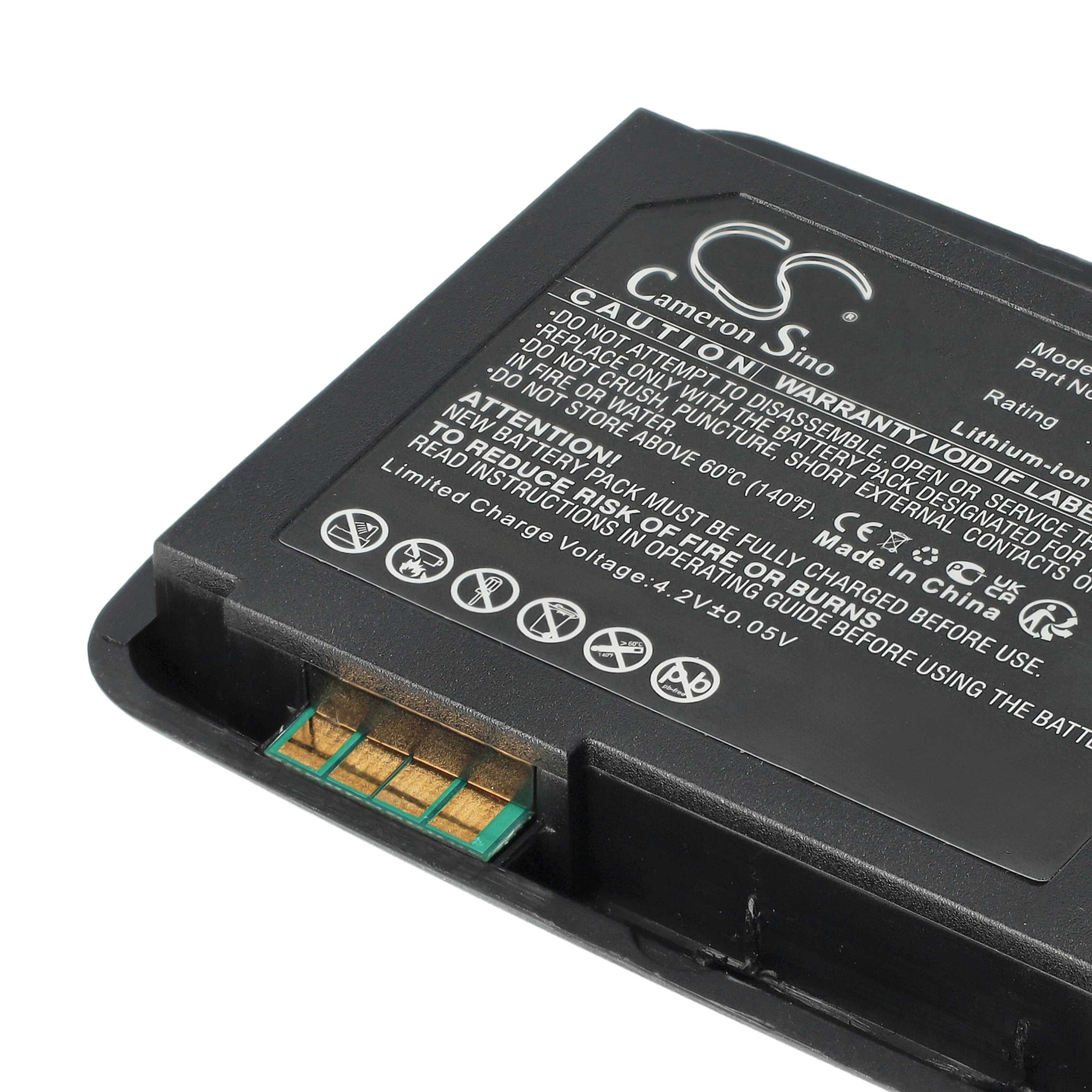 5x Batteries remplace Intermec 1015AB02, 318-038-001 pour scanner de code-barre Intermec - 4600mAh 3,7V