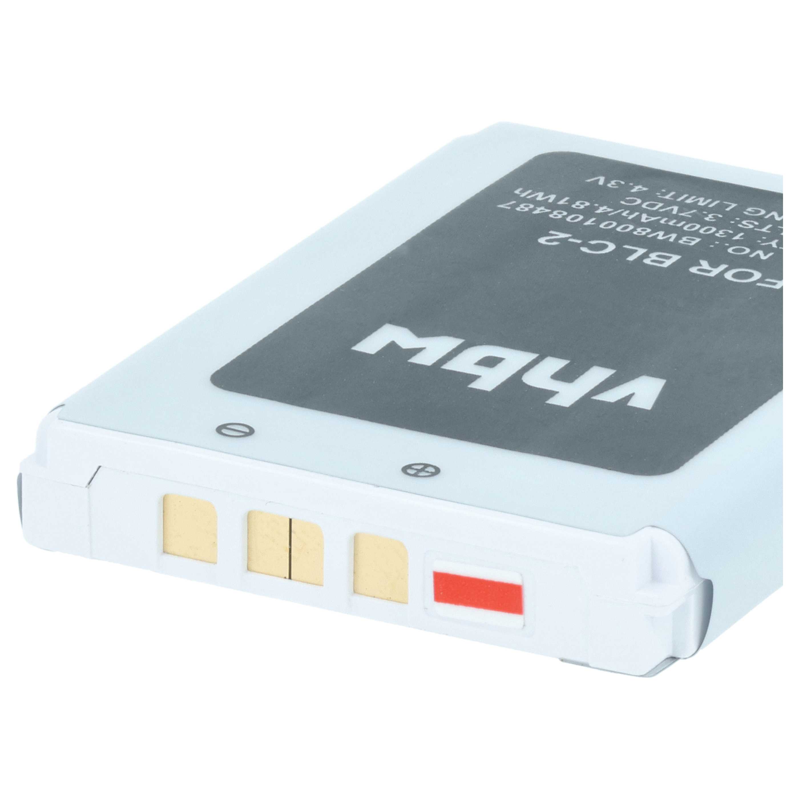 Akumulator do telefonu smartfona zamiennik CipherLab BA-80S1A2, KB1B371200005 - 1300 mAh 3,7 V Li-Ion