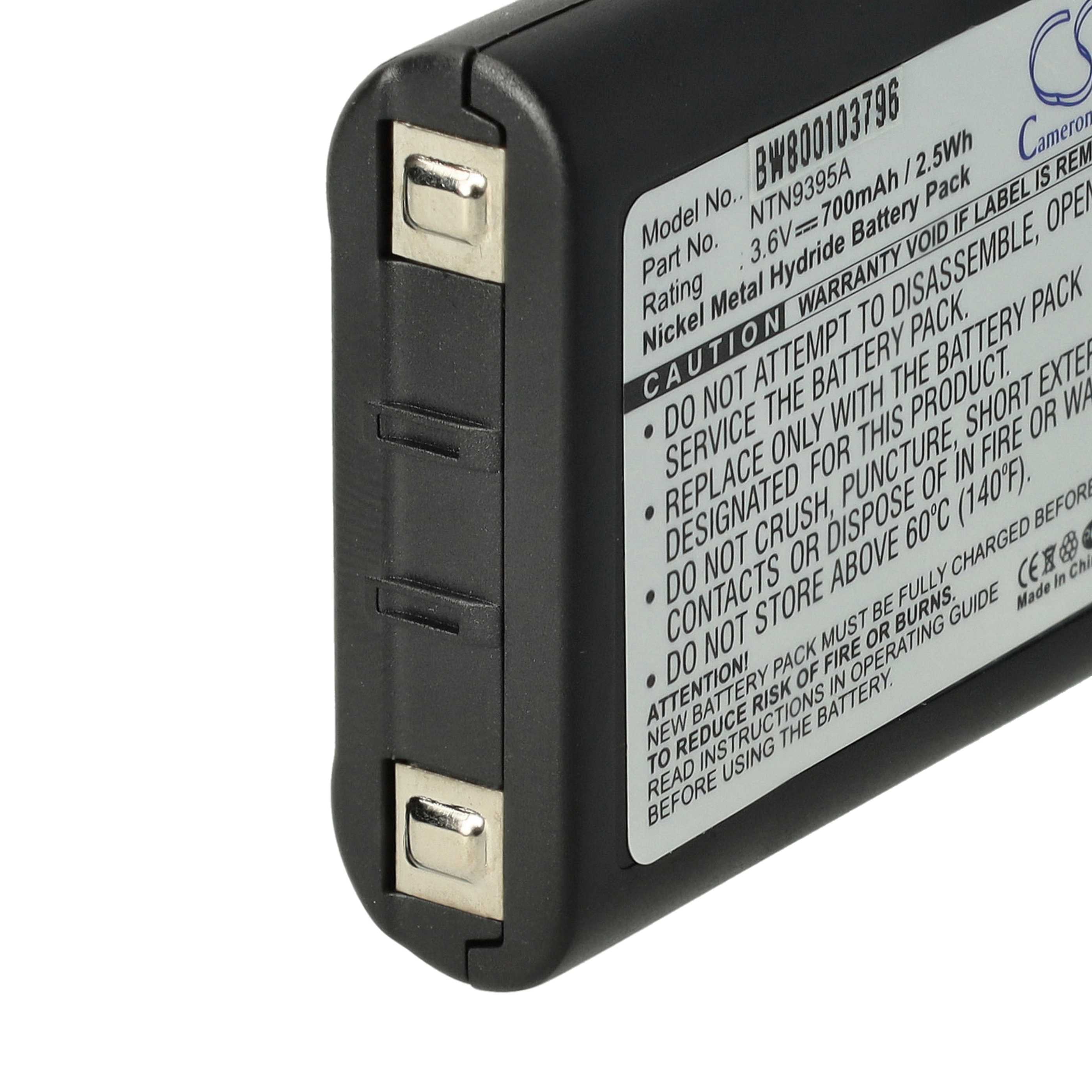 Radio 10x Battery replaces Motorola 1532, 56315, AP-4002H, 56318, AP-4002, 4002A, 53615 - 700 mAh 3.6 V NiMH