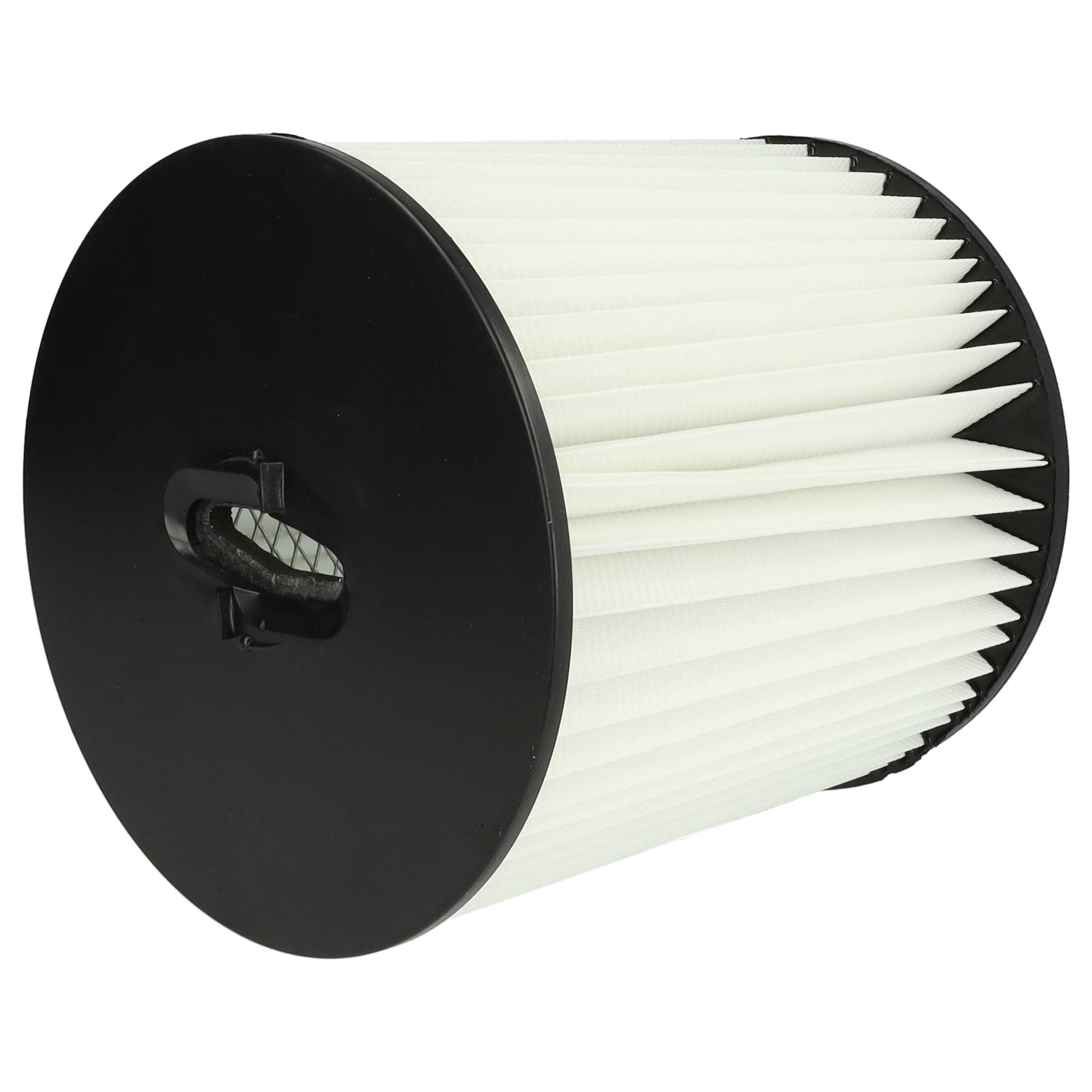2x Filterround filter replaces Dirt Devil 8106-01 for Royal Vacuum Cleaner, black / white