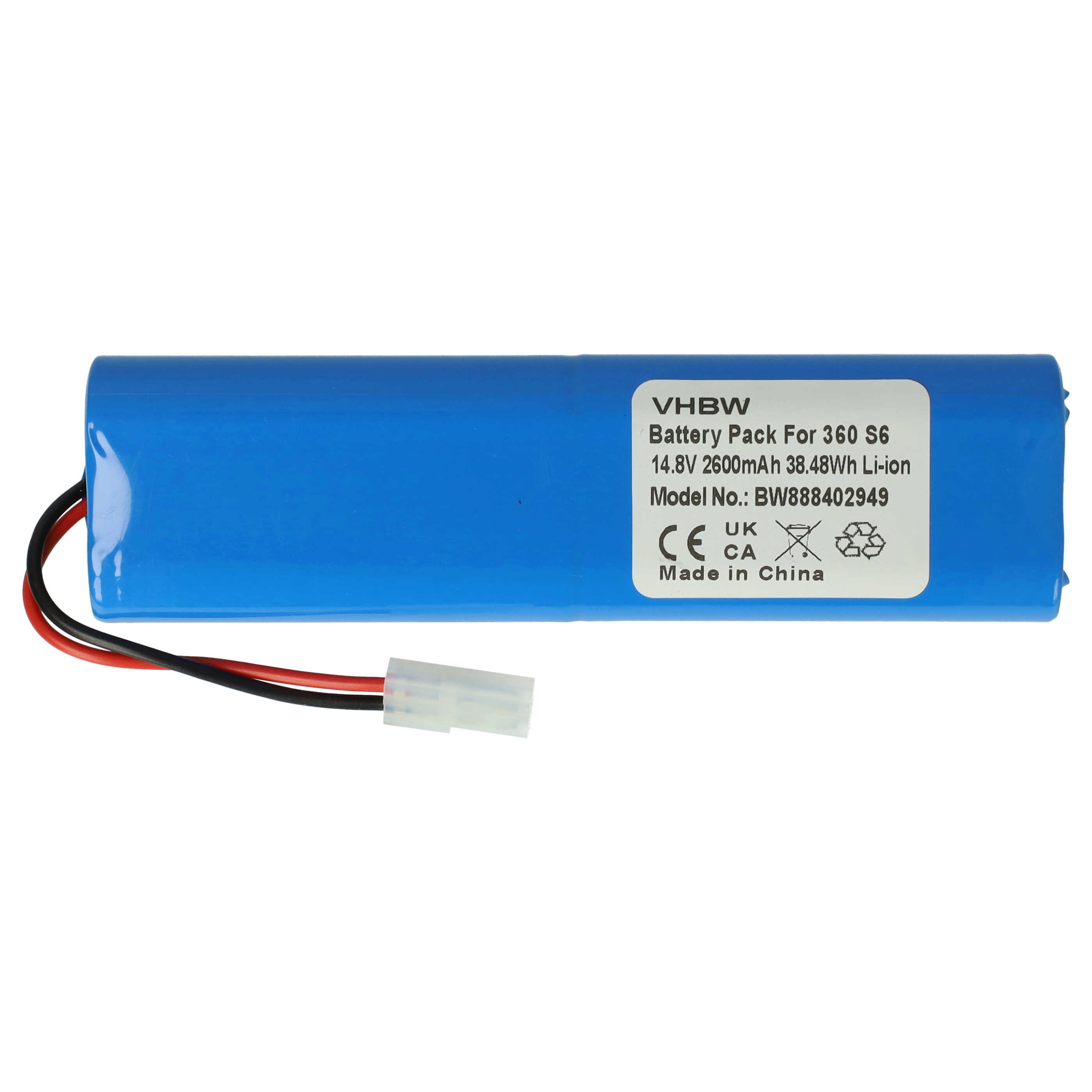 Batteria per aspirapolvere Qihoo 360 S6 - 2600mAh 14,4V Li-Ion