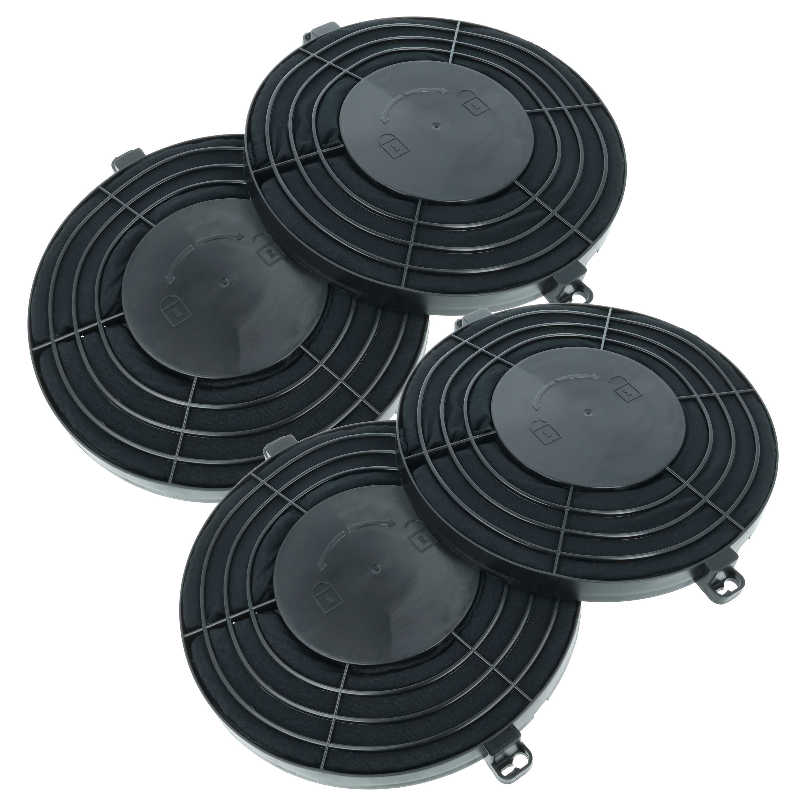 4x Filtres à charbon actif remplace IKEA 604.019.57, Nyttig FIL 900 pour hotte Ikea
