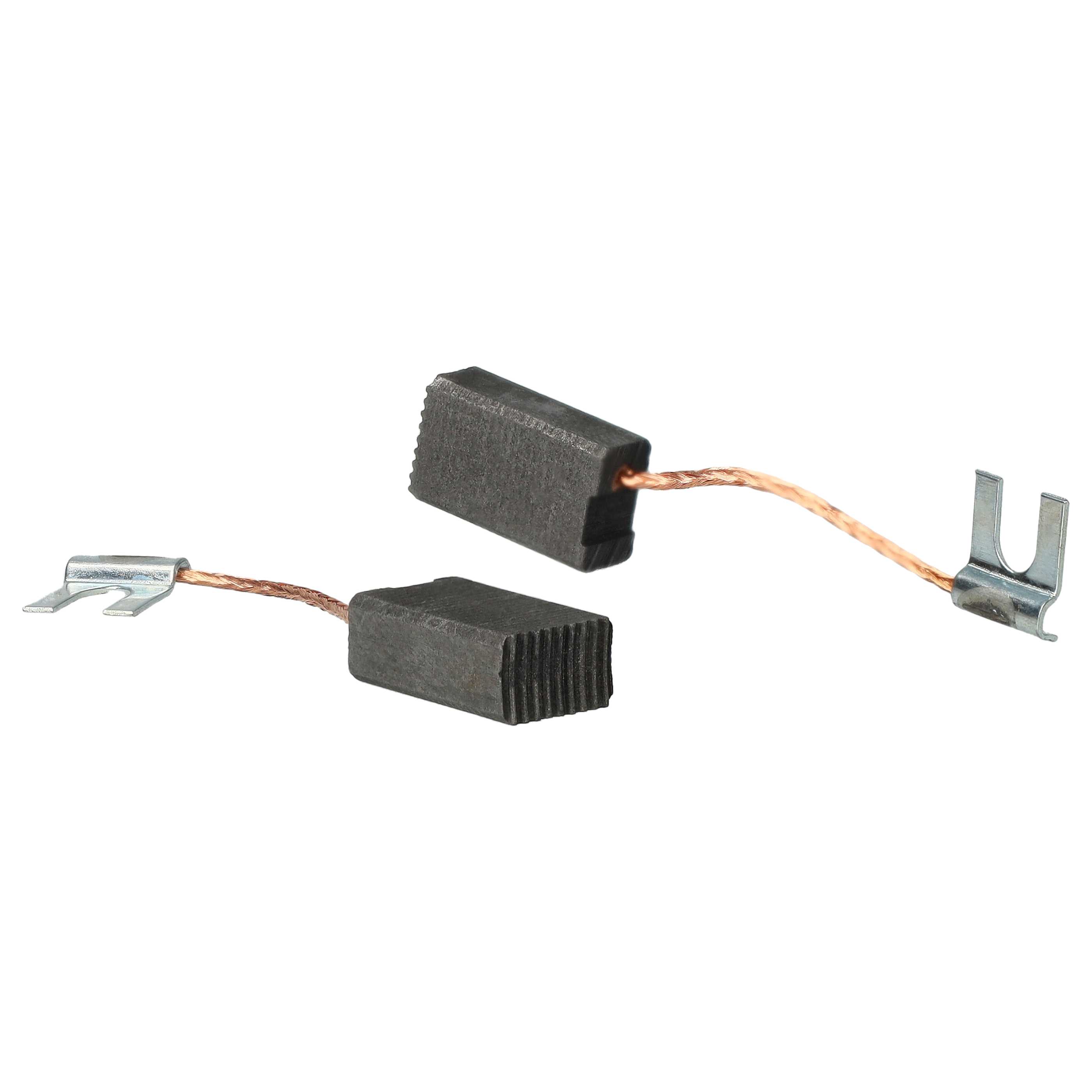 2x Balais de charbon pour outil électrique Eibenstock Automix 11502, Mxt 110 B - 6,35 x 10 x 17mm