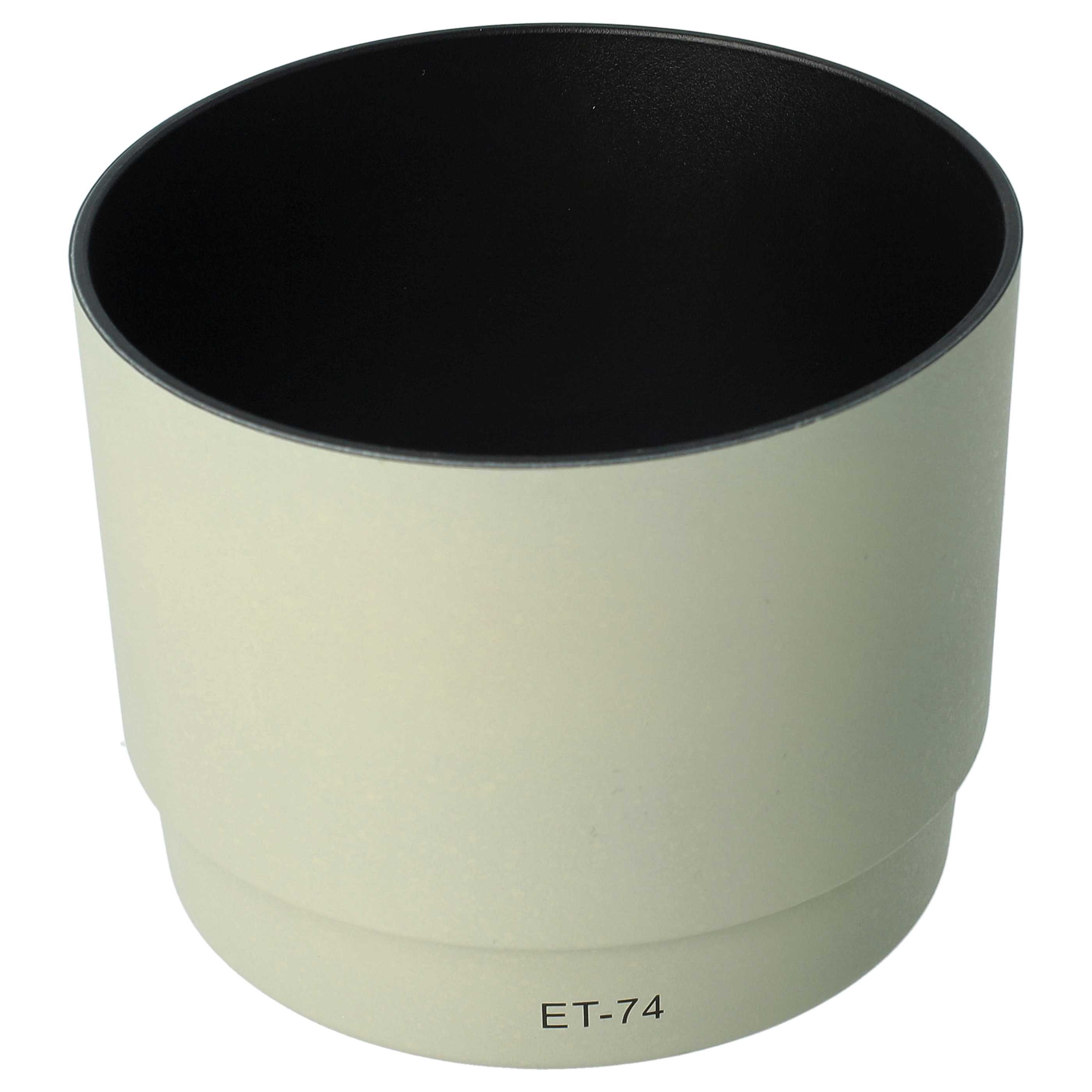 Lens Hood replaces Canon ET-74 for Canon Lens with 67 mm Diameter, plastic, white / grey