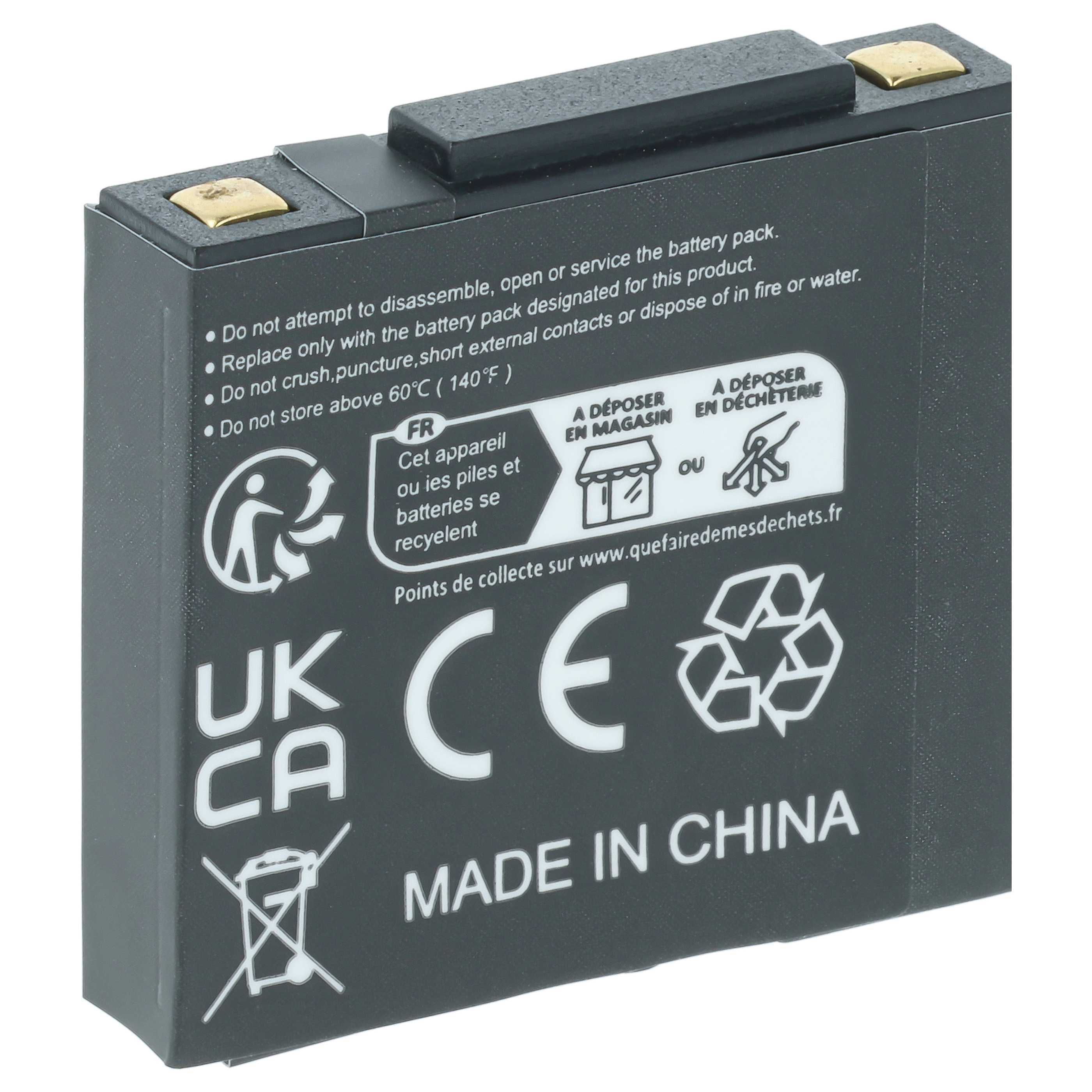 3x Batteria sostituisce GN Netcom 2901-249, 14151-02, 14151-01 per auricolari cuffie - 340mAh 3,7V Li-Poly