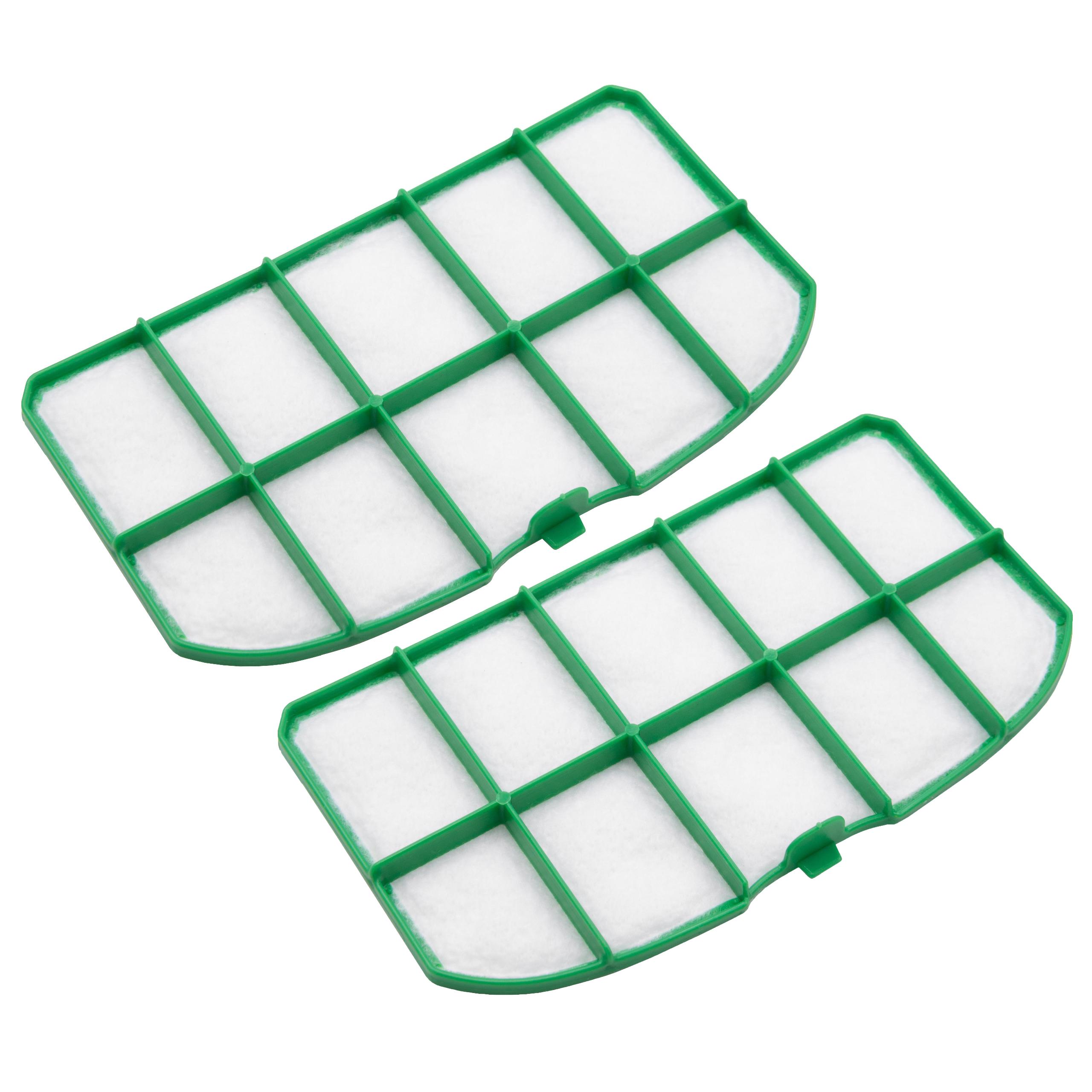 2x Filtermotor filter replaces Vorwerk FL-M200 for Vorwerk Vacuum Cleaner, 9.5 x 16.5 cm
