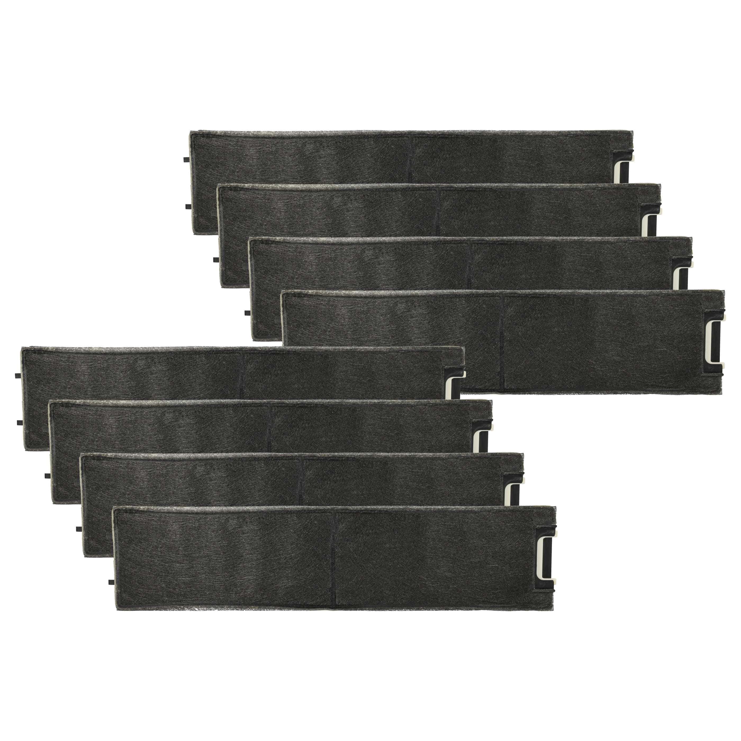 8x Filtres à charbon actif remplace Miele DKF 13-P pour hotte