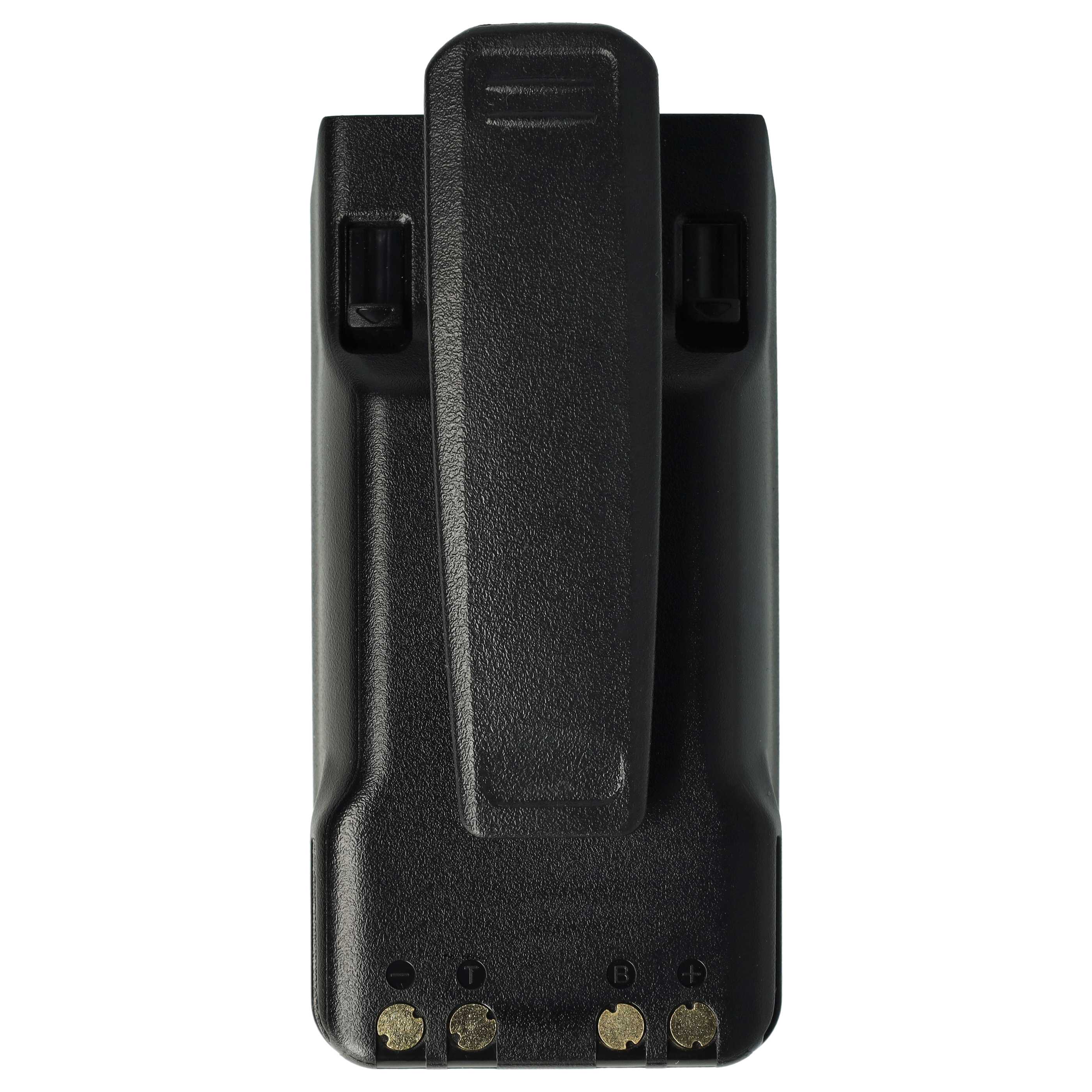 Radio 2x Battery replaces Icom BP-279, BP-280, BP-280LI - 2250 mAh 7.4 V Li-Ion + Belt Clip
