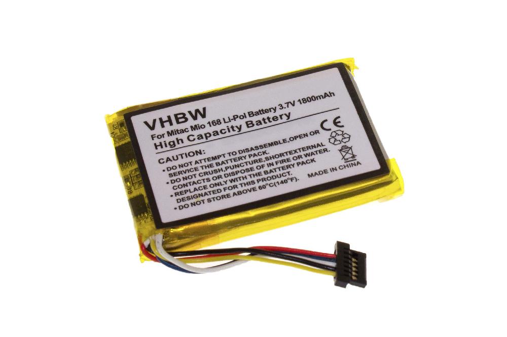 Batteria sostituisce E3MIO2135211 per cellulare Mitac - 1800mAh 3,7V Li-Poly