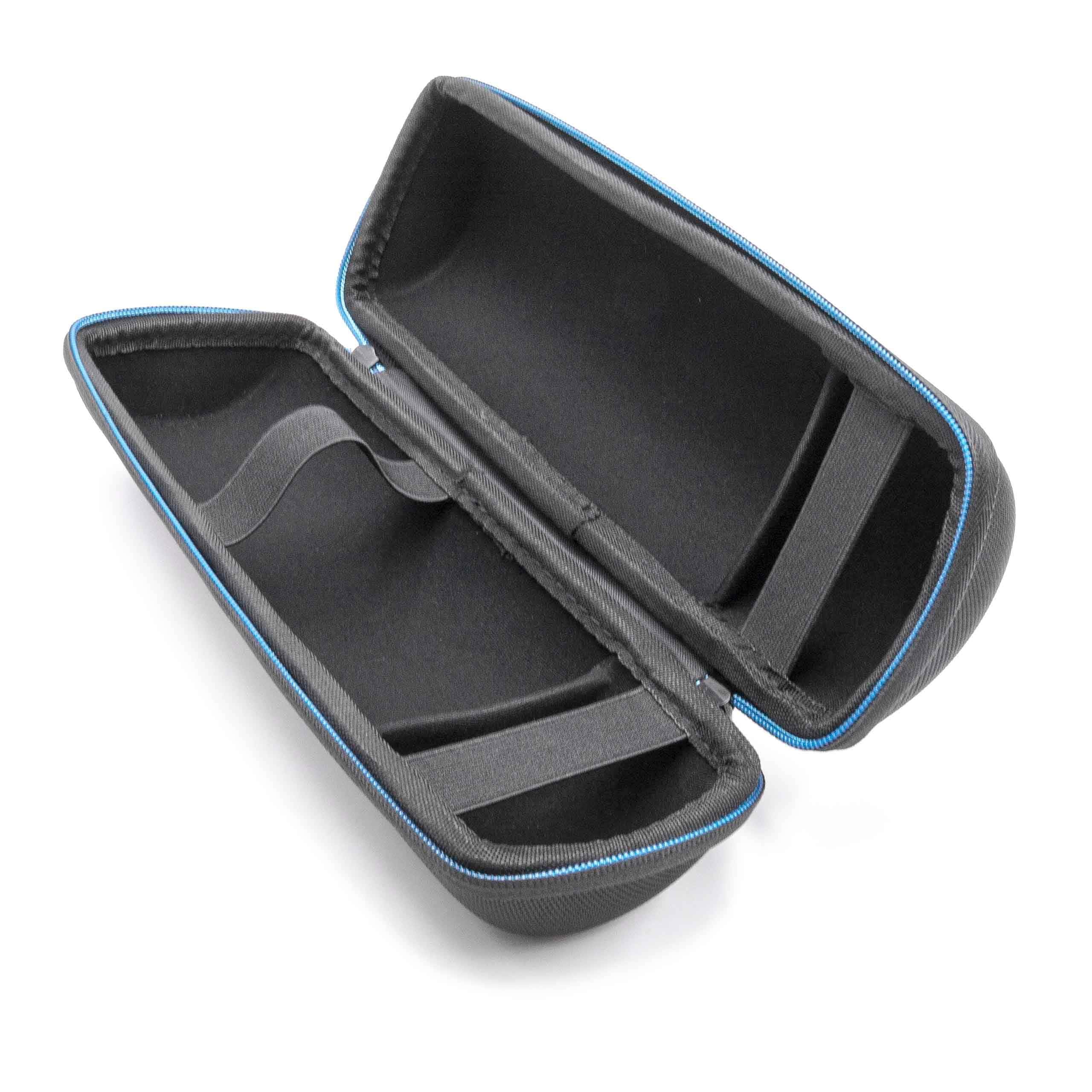 Tasche passend für JBL Flip 4, 1, 2, 3 Lautsprecher - Ethylenvinylacetat (EVA), Baumwolle, Schwarz, Mit Trageg