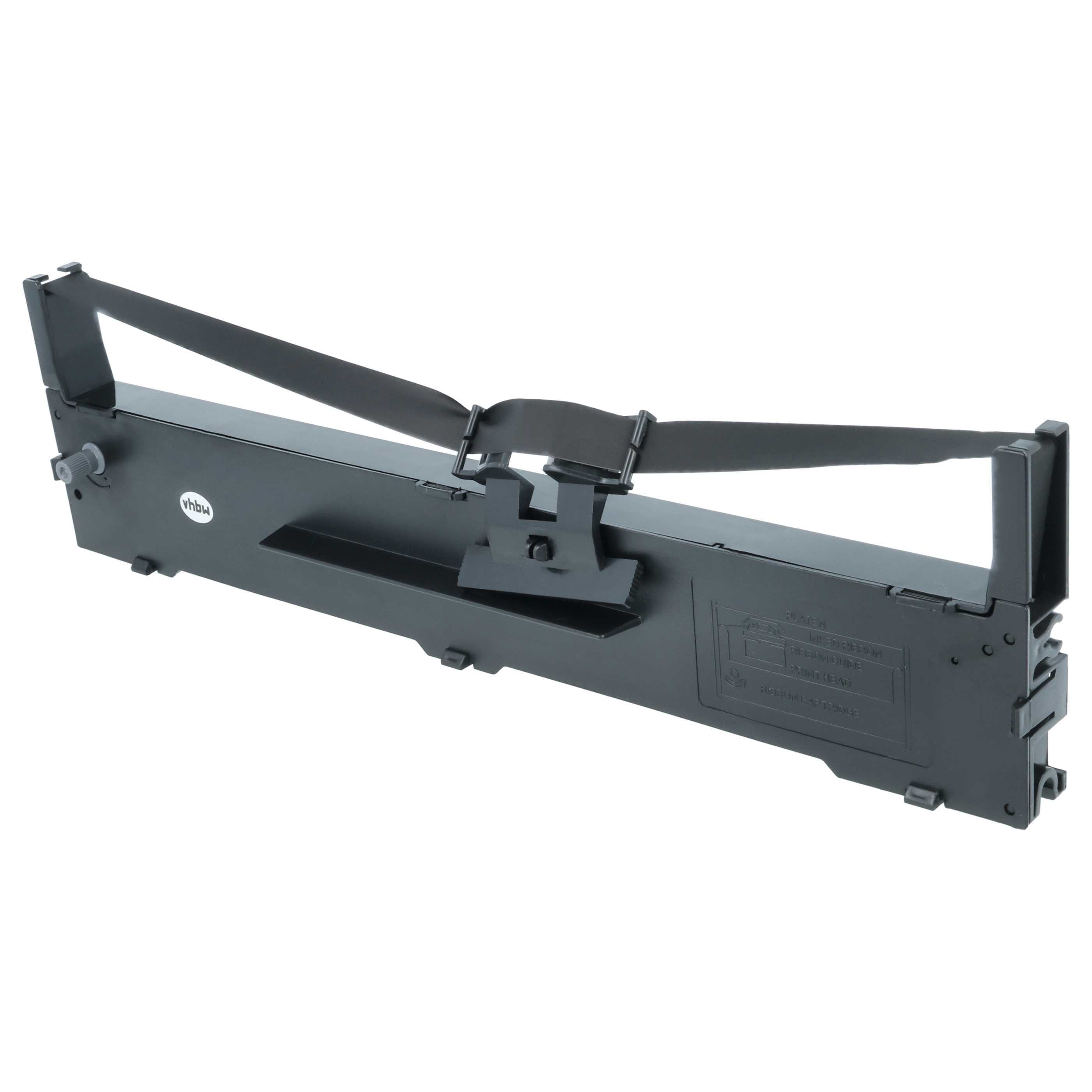 5x Ink Ribbon replaces Epson C13S015337 for Dot Matrix, Receipt Printer - Black